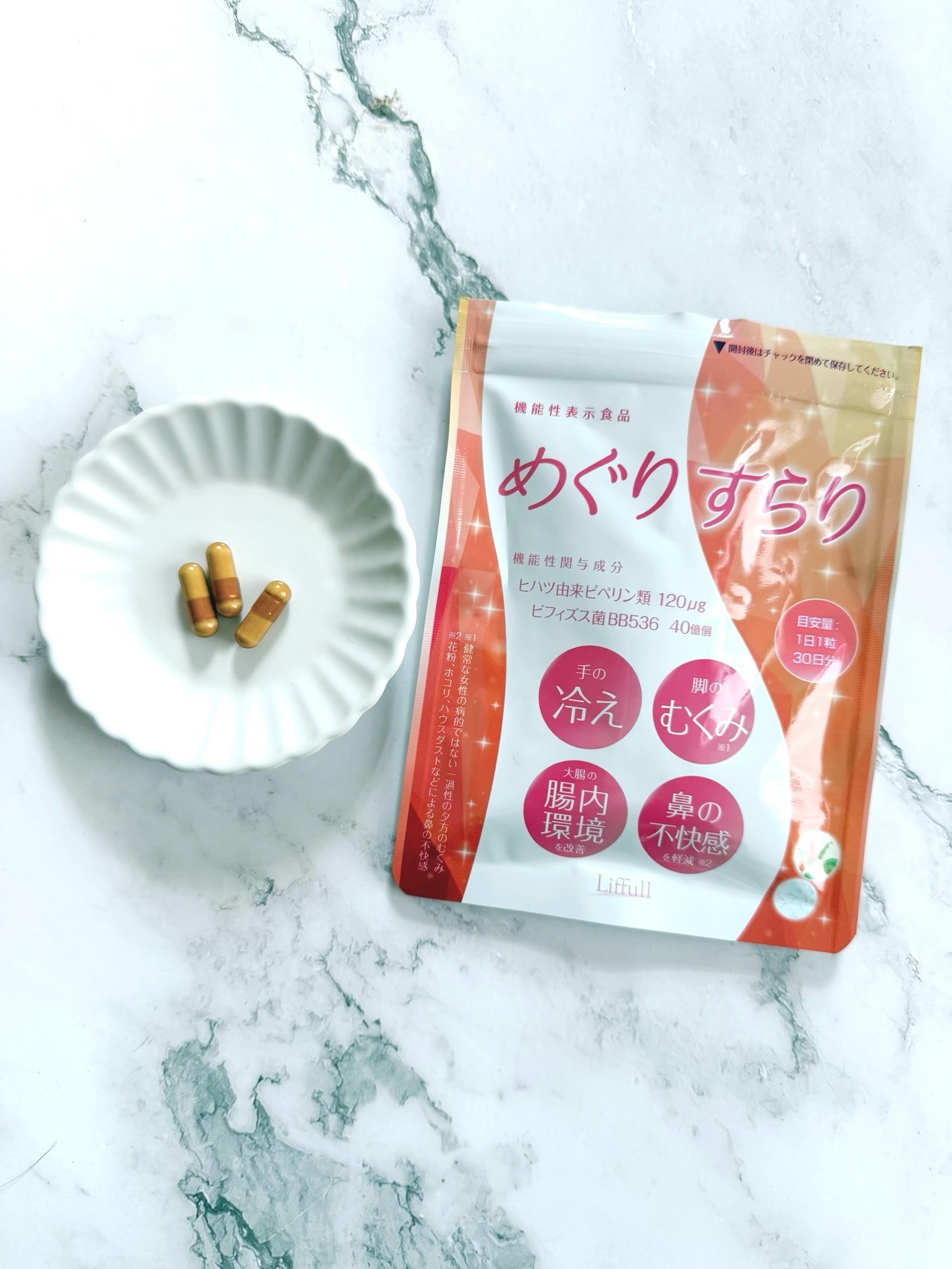 めぐりすらり/河野メリクロン/健康サプリメントを使ったクチコミ（3枚目）