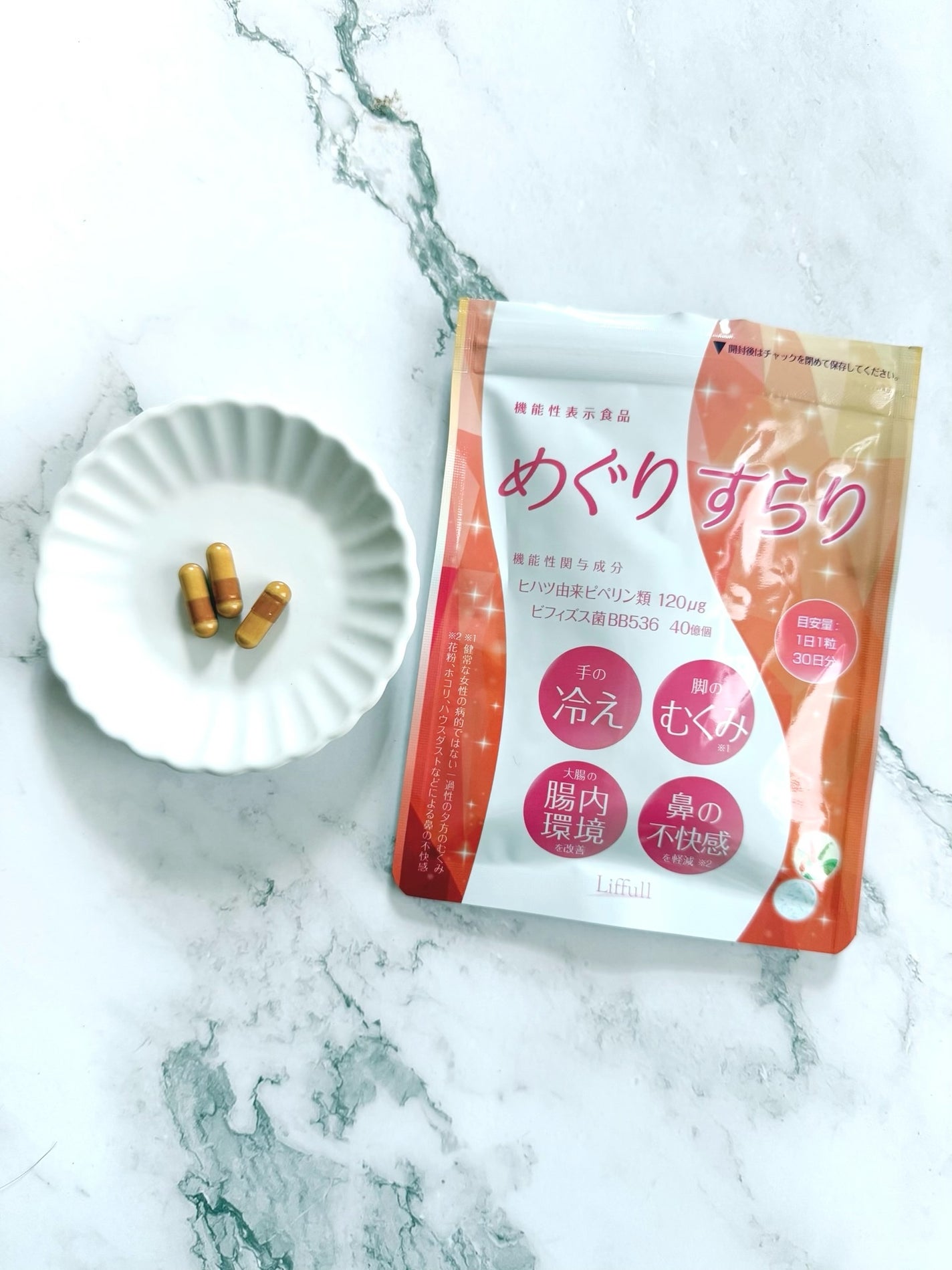 めぐりすらり/河野メリクロン/健康サプリメントを使ったクチコミ(3枚目)