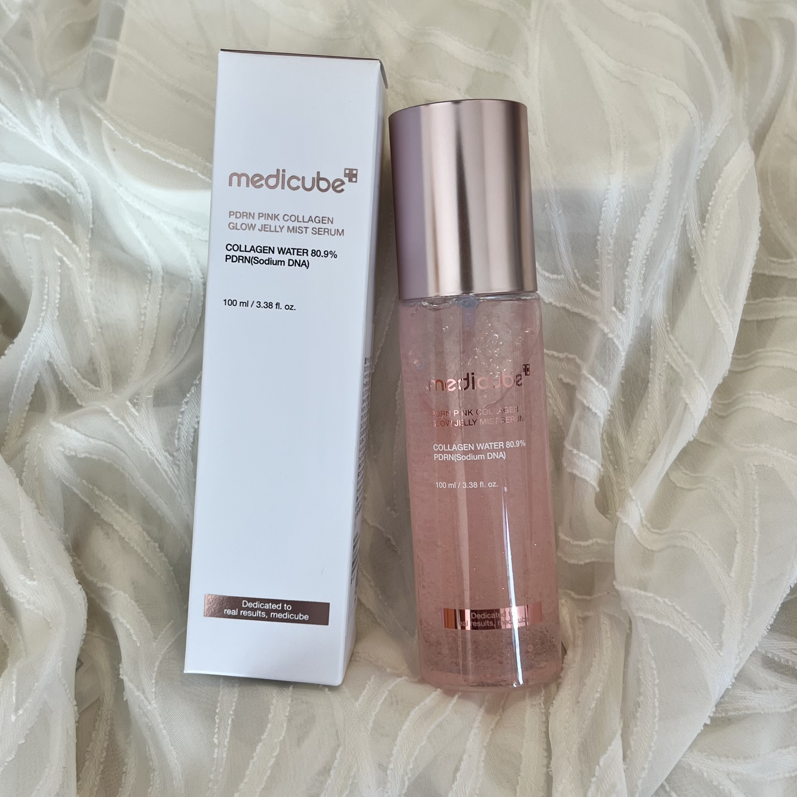 PDRNピンクゼリーセラムミスト/MEDICUBE/美容液を使ったクチコミ（1枚目）