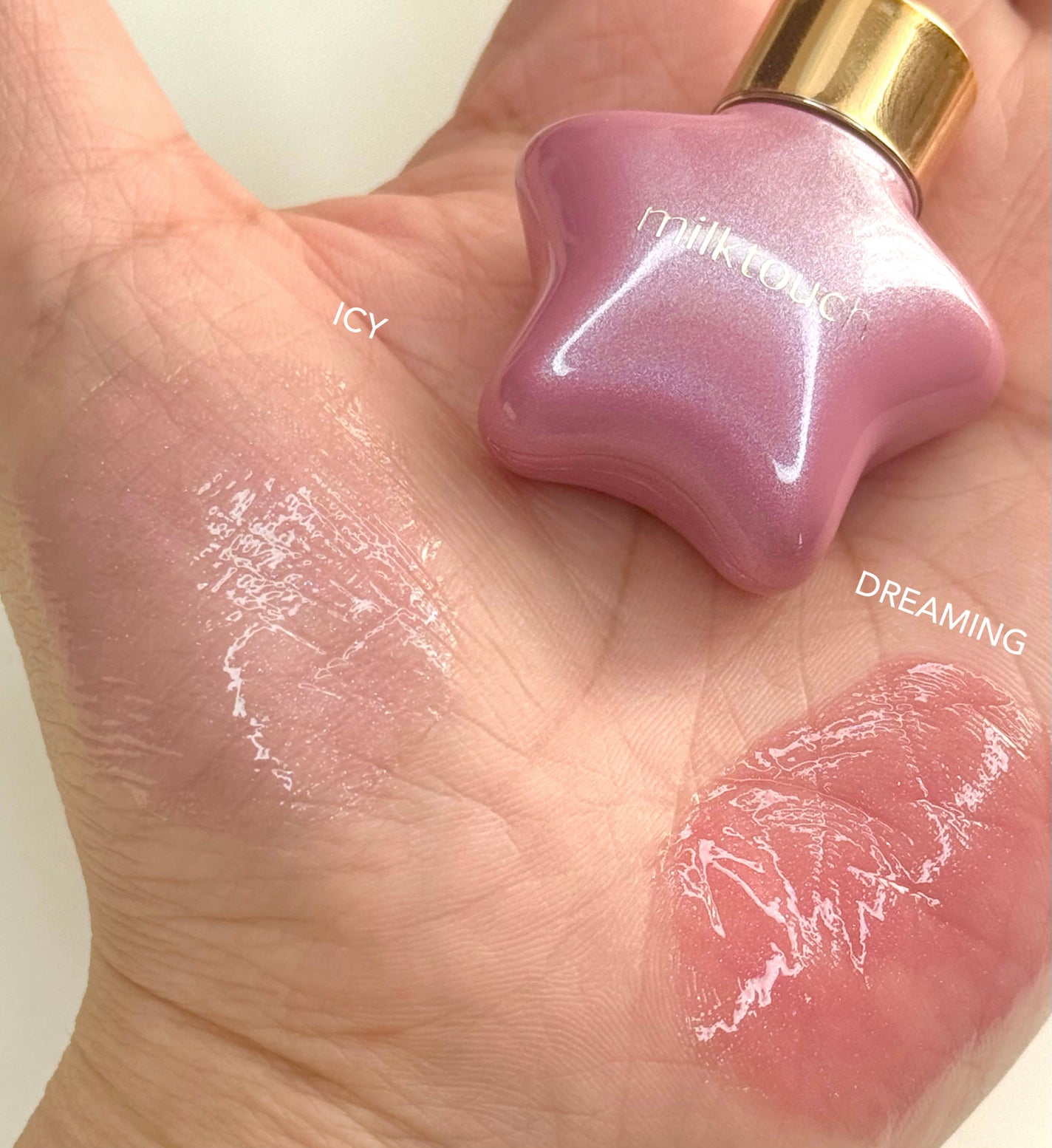 デューステインシアーリップグロス/Milk Touch/リップグロスを使ったクチコミ(4枚目)