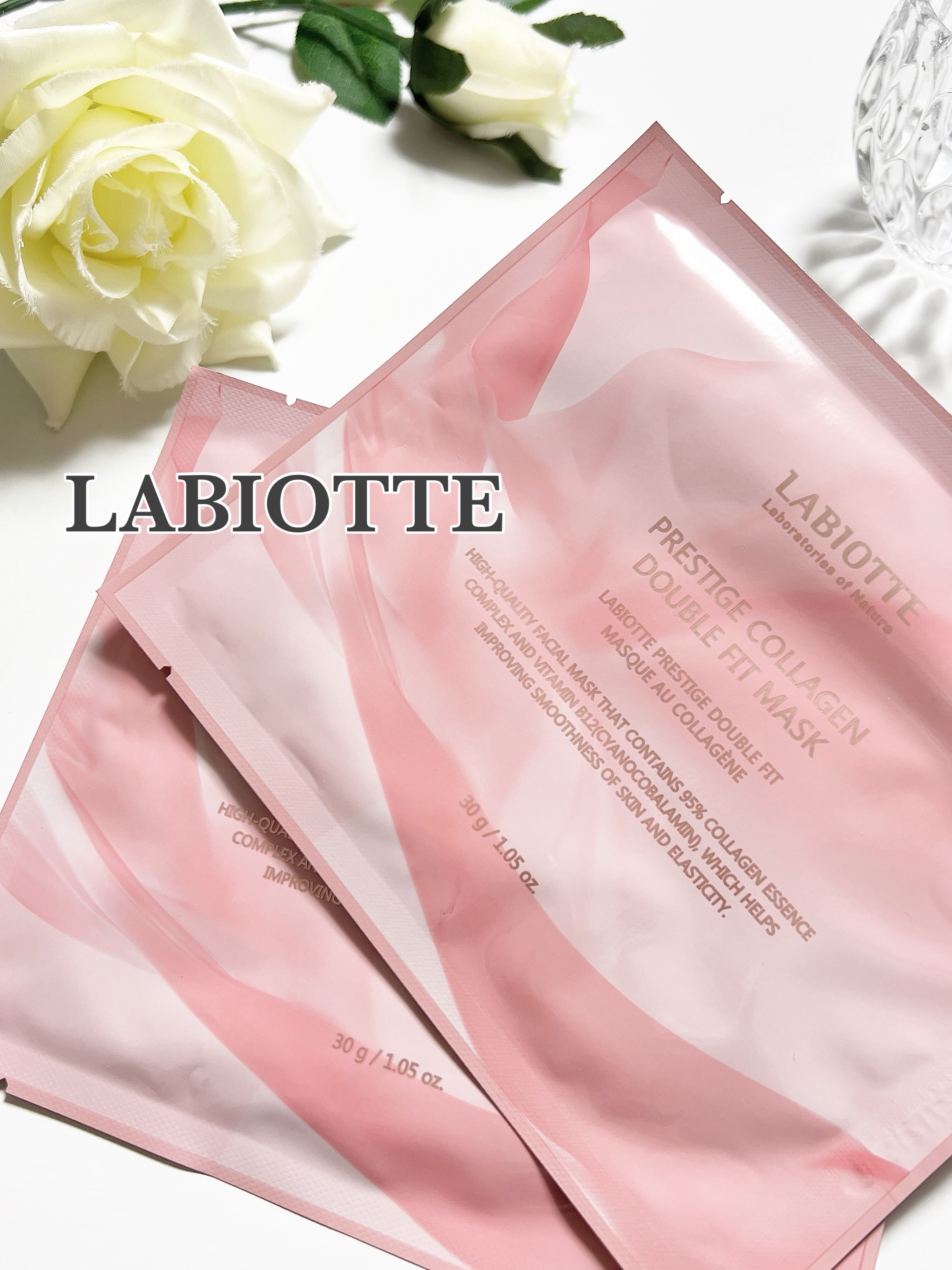 プリステージコラーゲンダブルフィットマスク/LABIOTTE/シートマスク・パックを使ったクチコミ（1枚目）