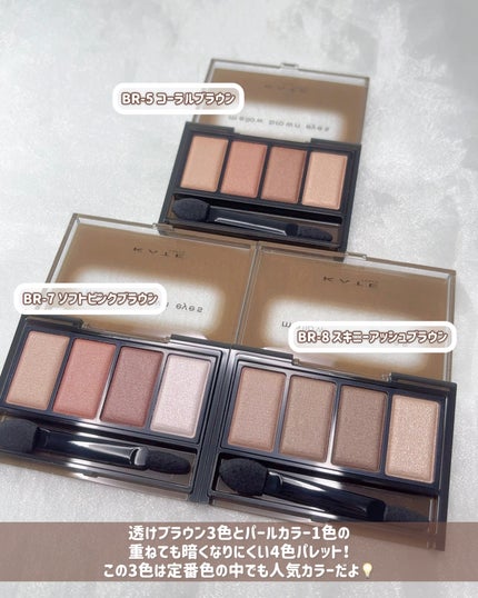 ケイト メロウブラウンアイズ/KATE/アイシャドウパレットを使ったクチコミ(3枚目)