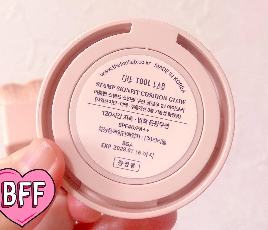 スタンプスキンフィットクッショングロウ/THE TOOL LAB/クッションファンデーションを使ったクチコミ(1枚目)