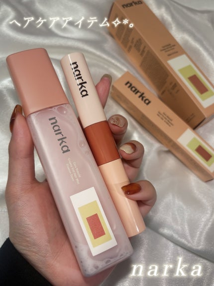 ハードフィックスヘアマスカラ/narka/その他スタイリングを使ったクチコミ(1枚目)
