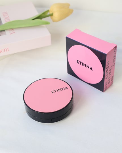 エティナ メッシュエアネス ナチュラルグロウ クッション/ETINNA/クッションファンデーションを使ったクチコミ(4枚目)