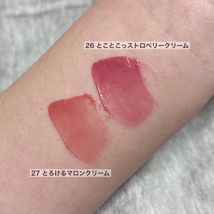 ゲットイットティント ウォーターフルバター/TONYMOLY/リップティントを使ったクチコミ(2枚目)