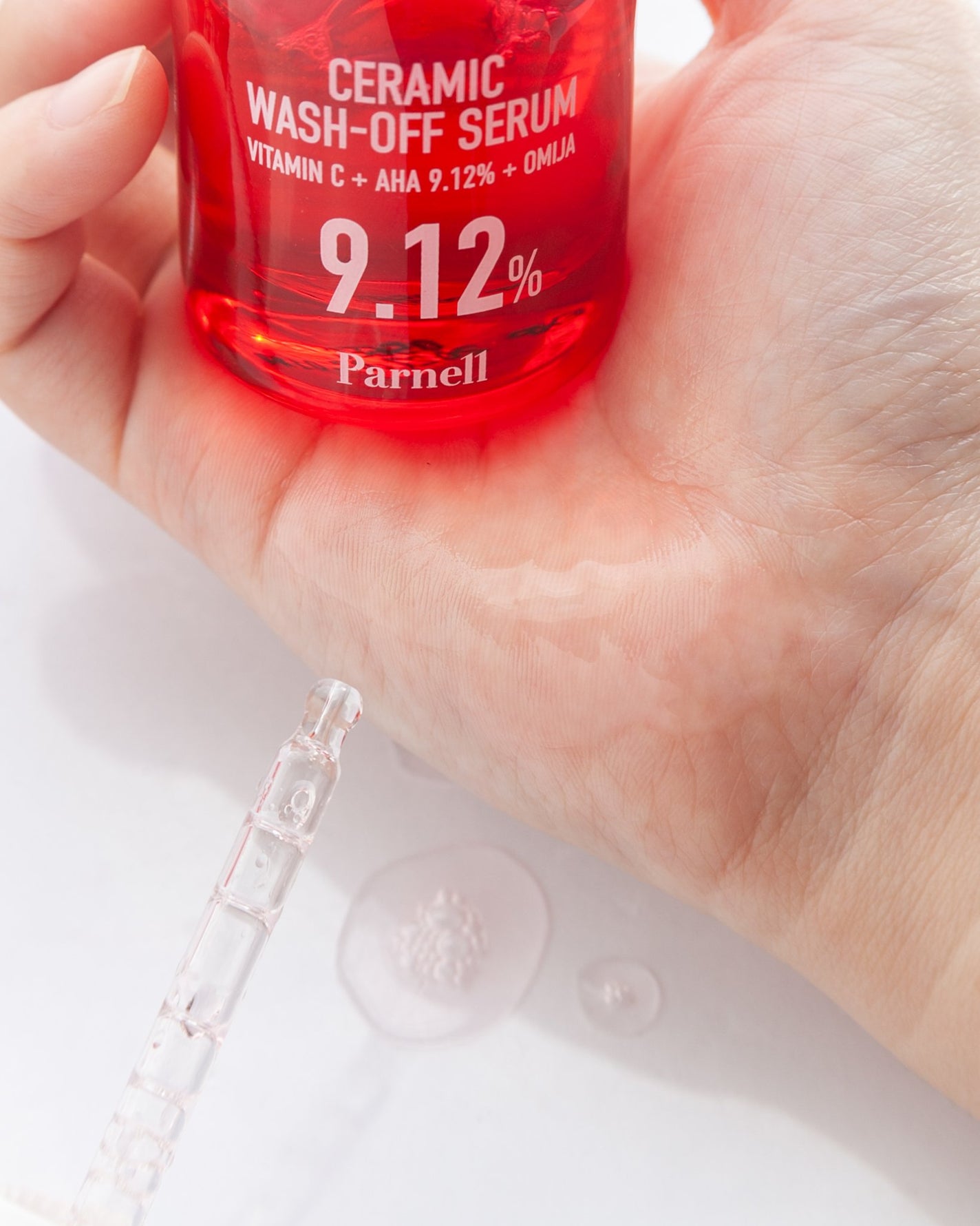 AHA 9.12 オミジャ 陶器肌 ウォッシュオフ セラム/parnell/美容液を使ったクチコミ(3枚目)