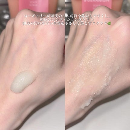 ローズマリー スカルプ スクラブ/AROMATICA/ヘッドスクラブを使ったクチコミ(3枚目)