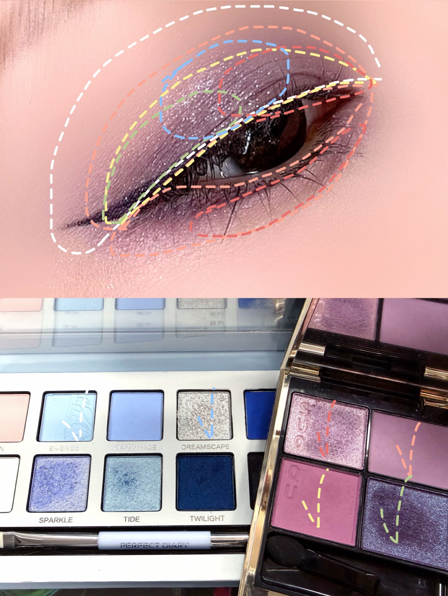 エクスプローラ12色 動物アイシャドウパレット/PERFECT DIARY/アイシャドウパレットを使ったクチコミ(4枚目)