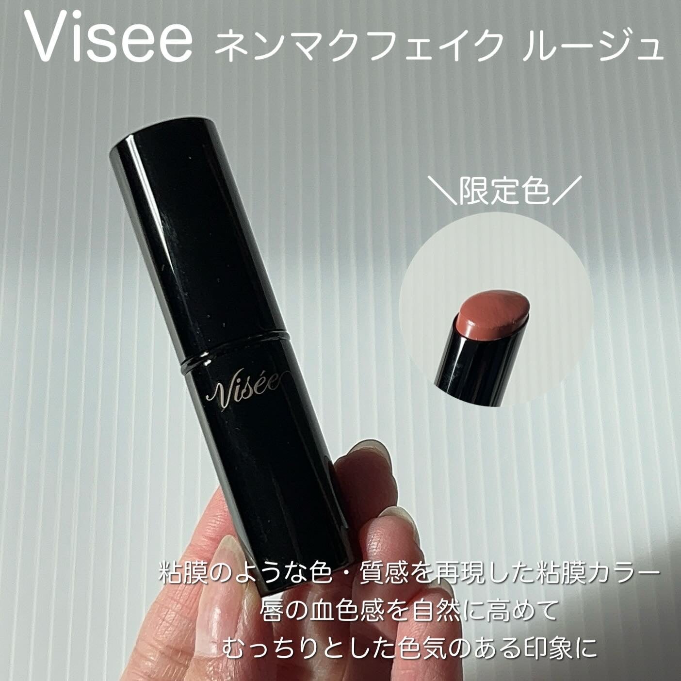 ネンマクフェイク ルージュ/Visée/口紅を使ったクチコミ(2枚目)