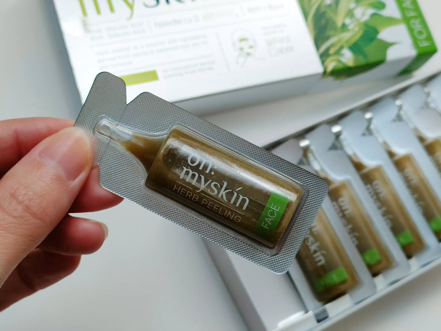 ハーブピーリング/on:myskin/ピーリングを使ったクチコミ(2枚目)