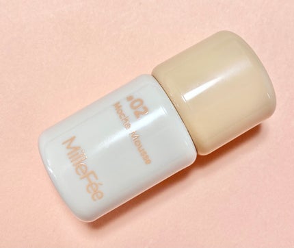 MilleFée シェイクドロップチークのクチコミ「MilleFée
シェイクドロップチーク
02 モカムース
ピンクベージュ系のカラーで使いや.....」(2枚目)