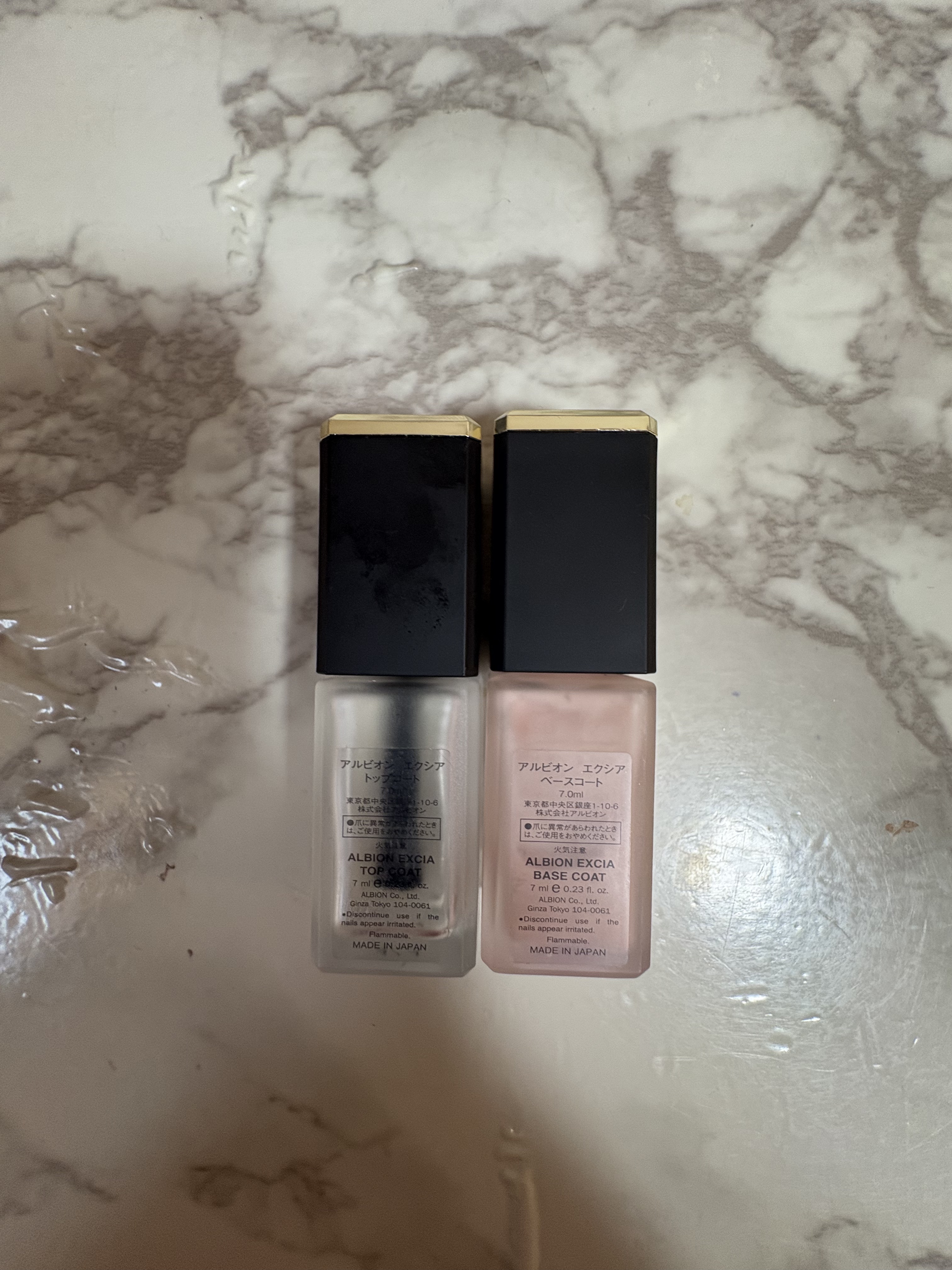 エクシア ベースコート/ALBION/ネイルトップコートを使ったクチコミ（1枚目）