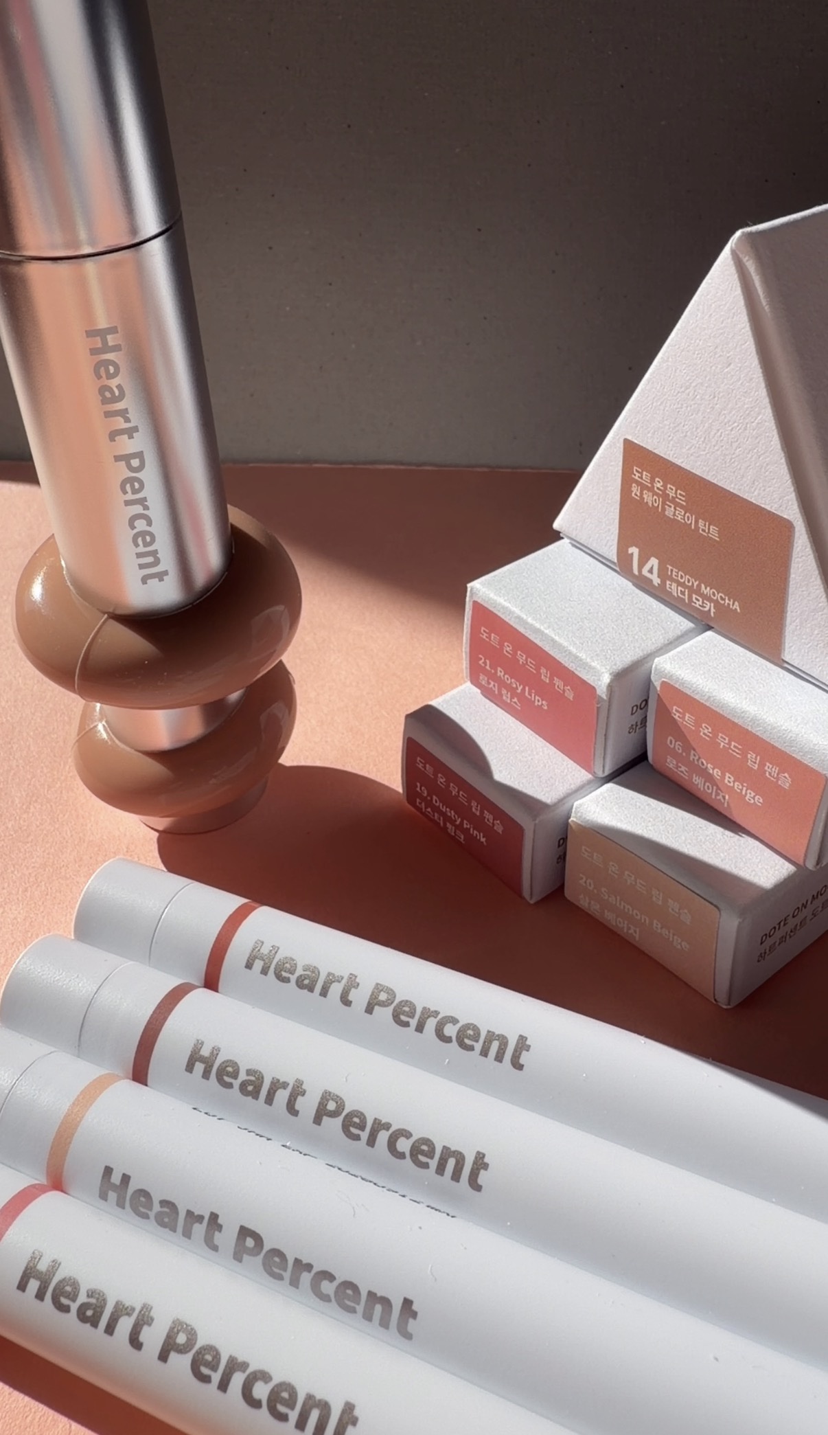 ドットオンムードワンウェイグロイティント/Heart Percent/リップティントを使ったクチコミ（1枚目）