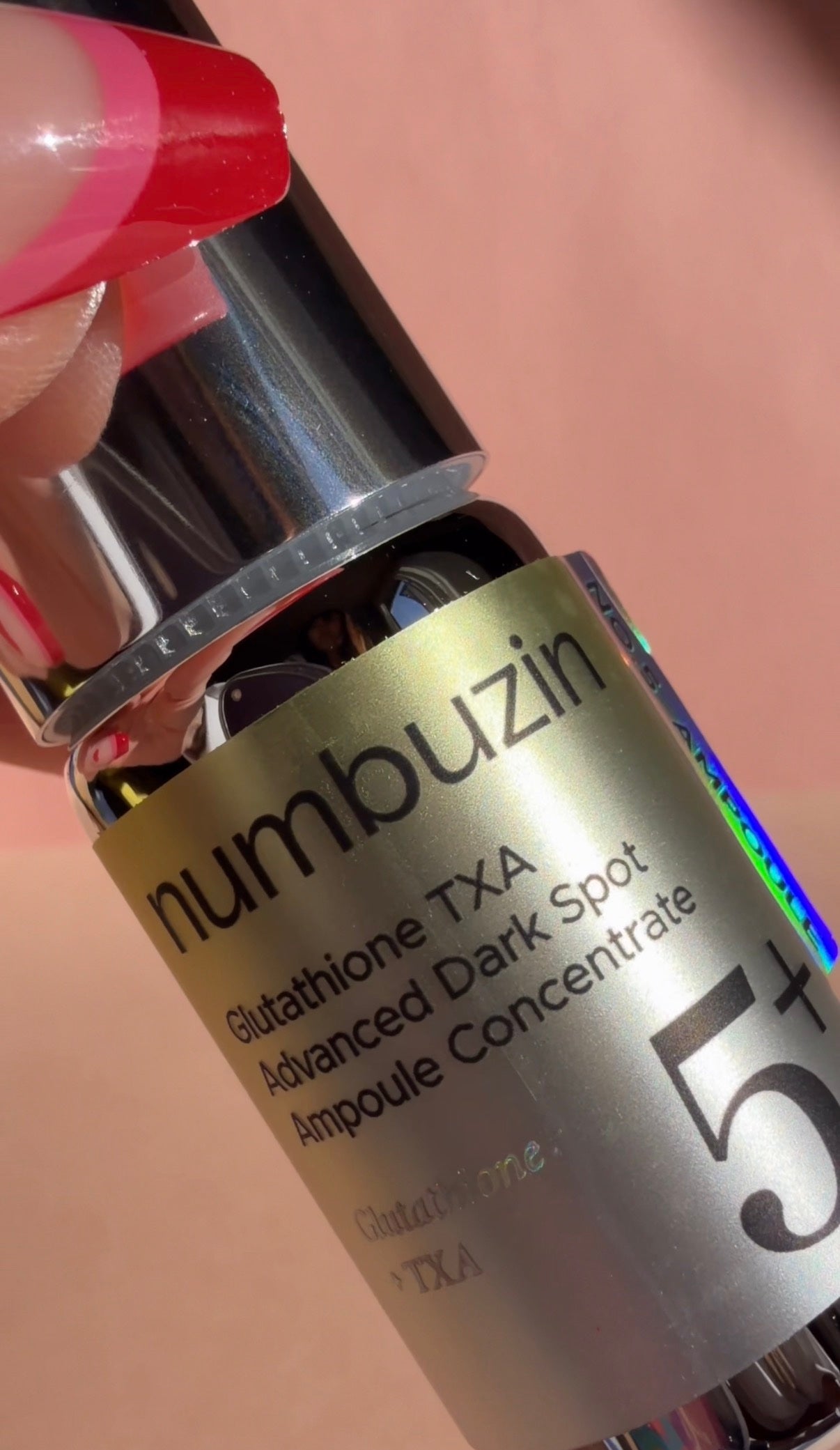 5番 白玉グルタチオンCふりかけマスク/numbuzin/シートマスク・パックを使ったクチコミ(4枚目)