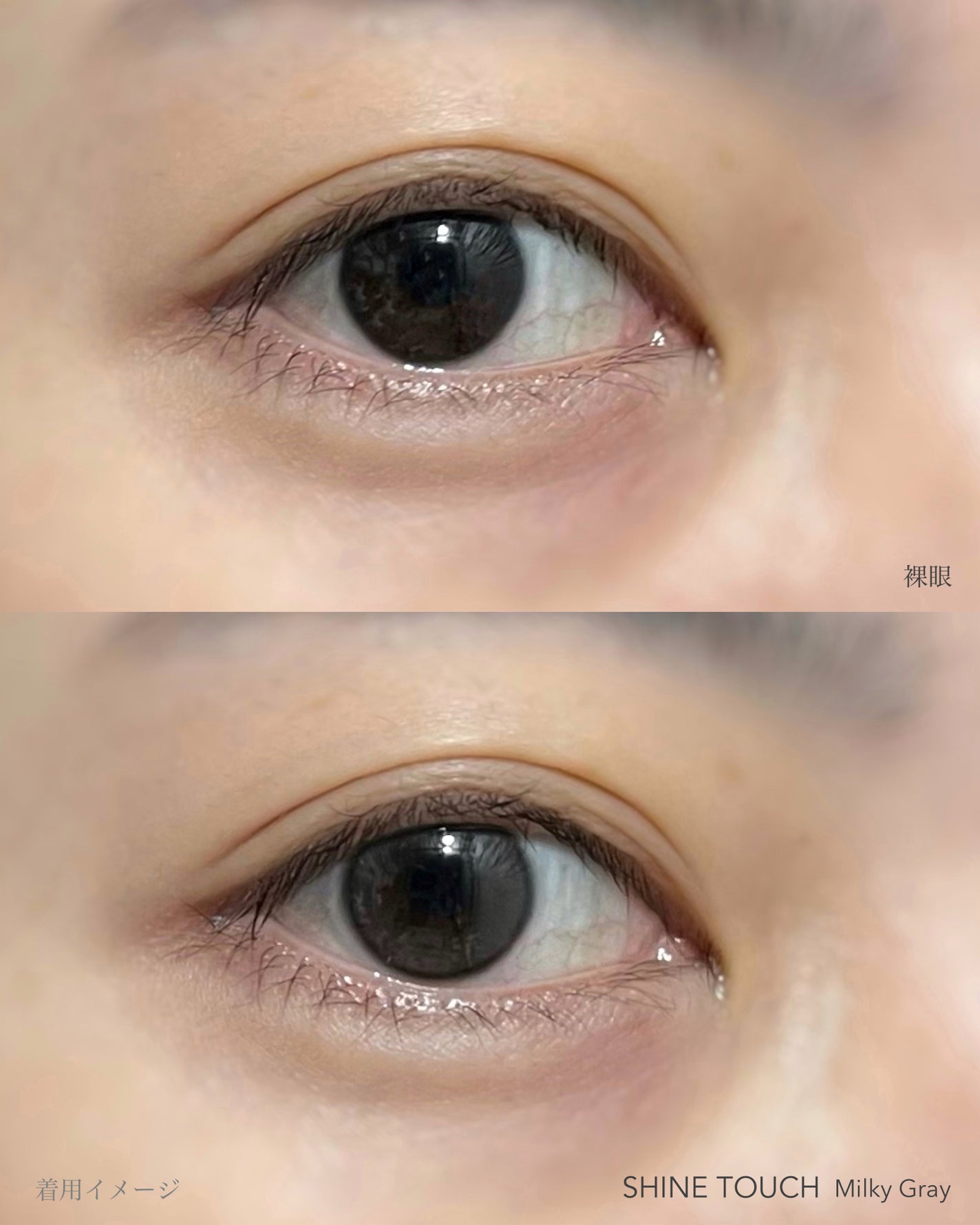 ShineTouch 1day/OLENS/ワンデー(1DAY)カラコンを使ったクチコミ(3枚目)