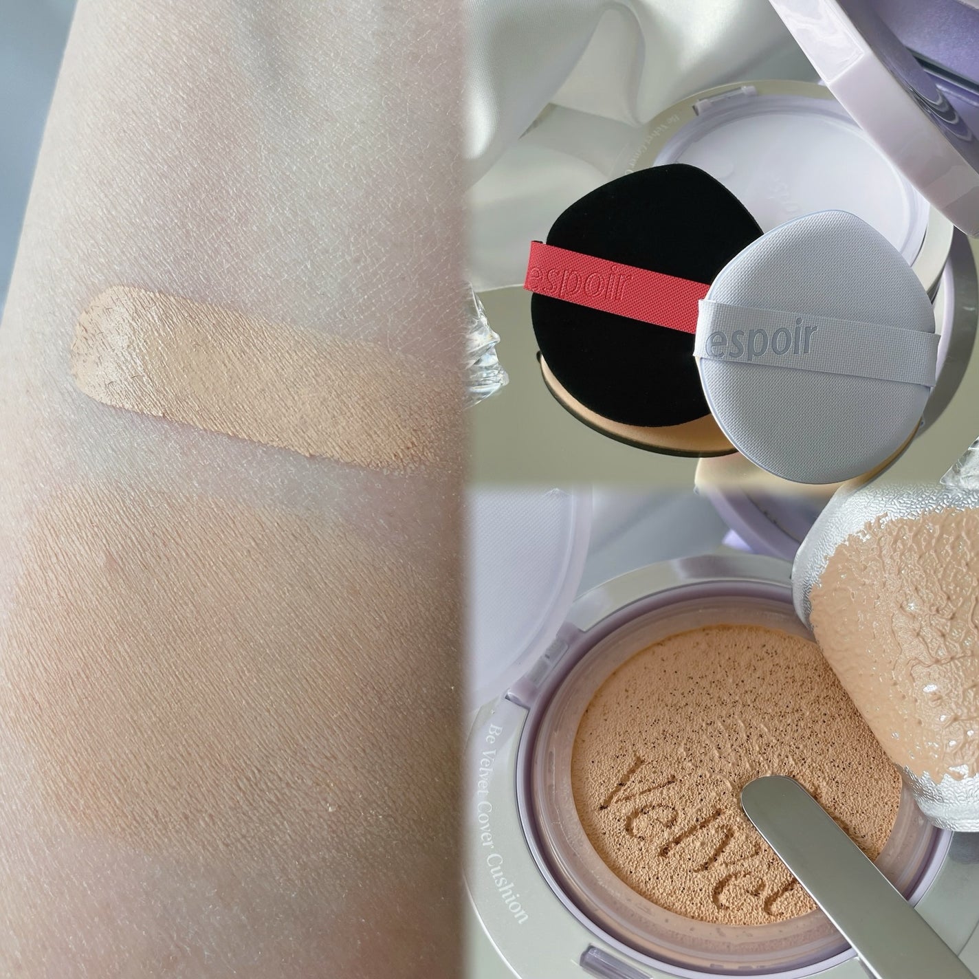 ビーベルベットカバークッション ギャラクシービームコレクション/espoir/メイクアップキットを使ったクチコミ(4枚目)