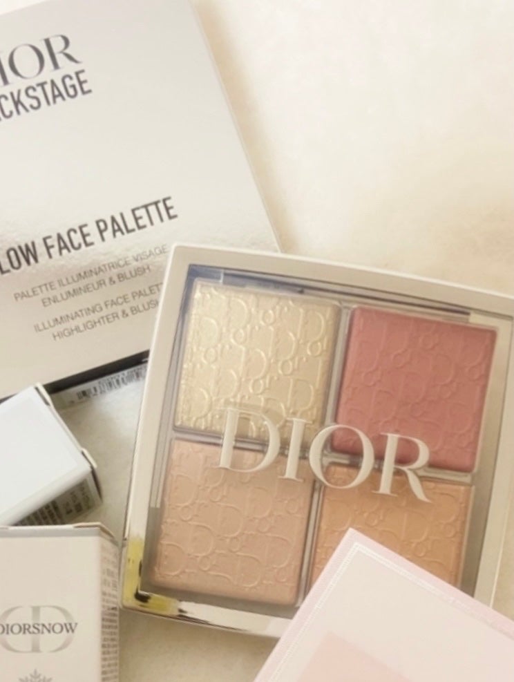 ディオール バックステージ フェイス グロウ パレット/Dior/ハイライトを使ったクチコミ(1枚目)