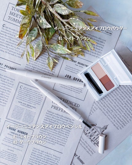 イージーニュアンスアイブロウパウダー/Enamor/パウダーアイブロウを使ったクチコミ(2枚目)