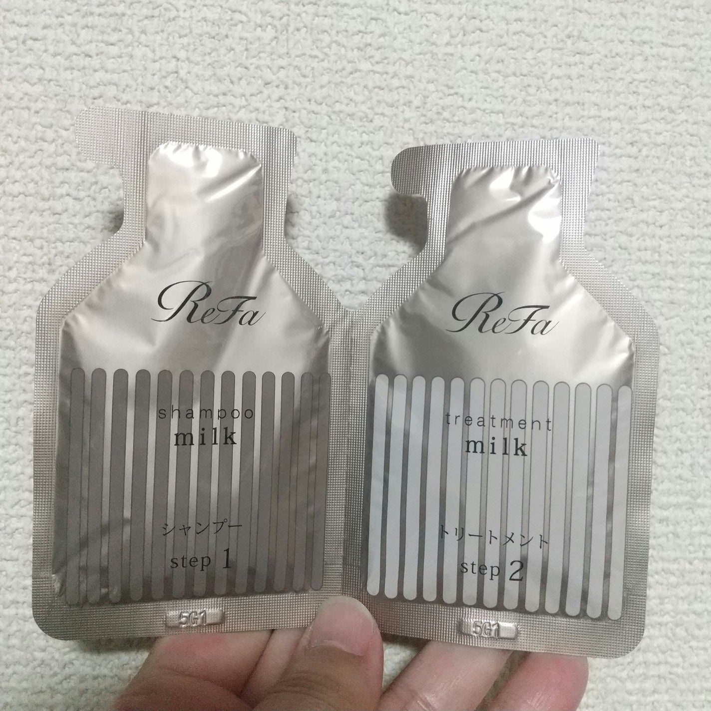 リファミルクプロテイン シャンプーロイヤル/トリートメント ロイヤル/ReFa/市販シャンプーを使ったクチコミ(1枚目)