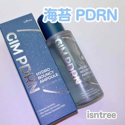 みん/韓国コスメ on LIPS 「IsntreeGIM海苔PDRNバウンシー美容液✨韓国産の海苔..」(1枚目)