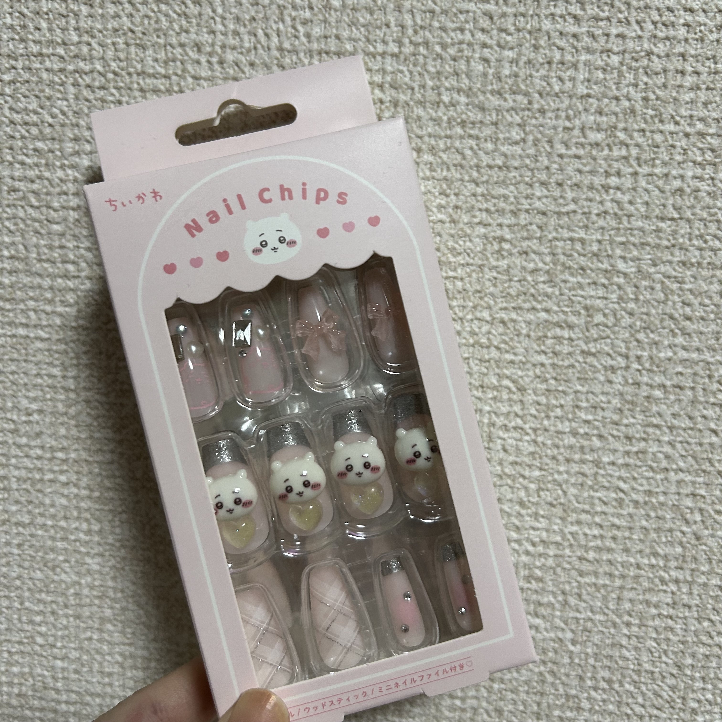 ちいかわネイルチップ ちいかわ/SHOBIDO/ネイルチップ・パーツを使ったクチコミ（2枚目）