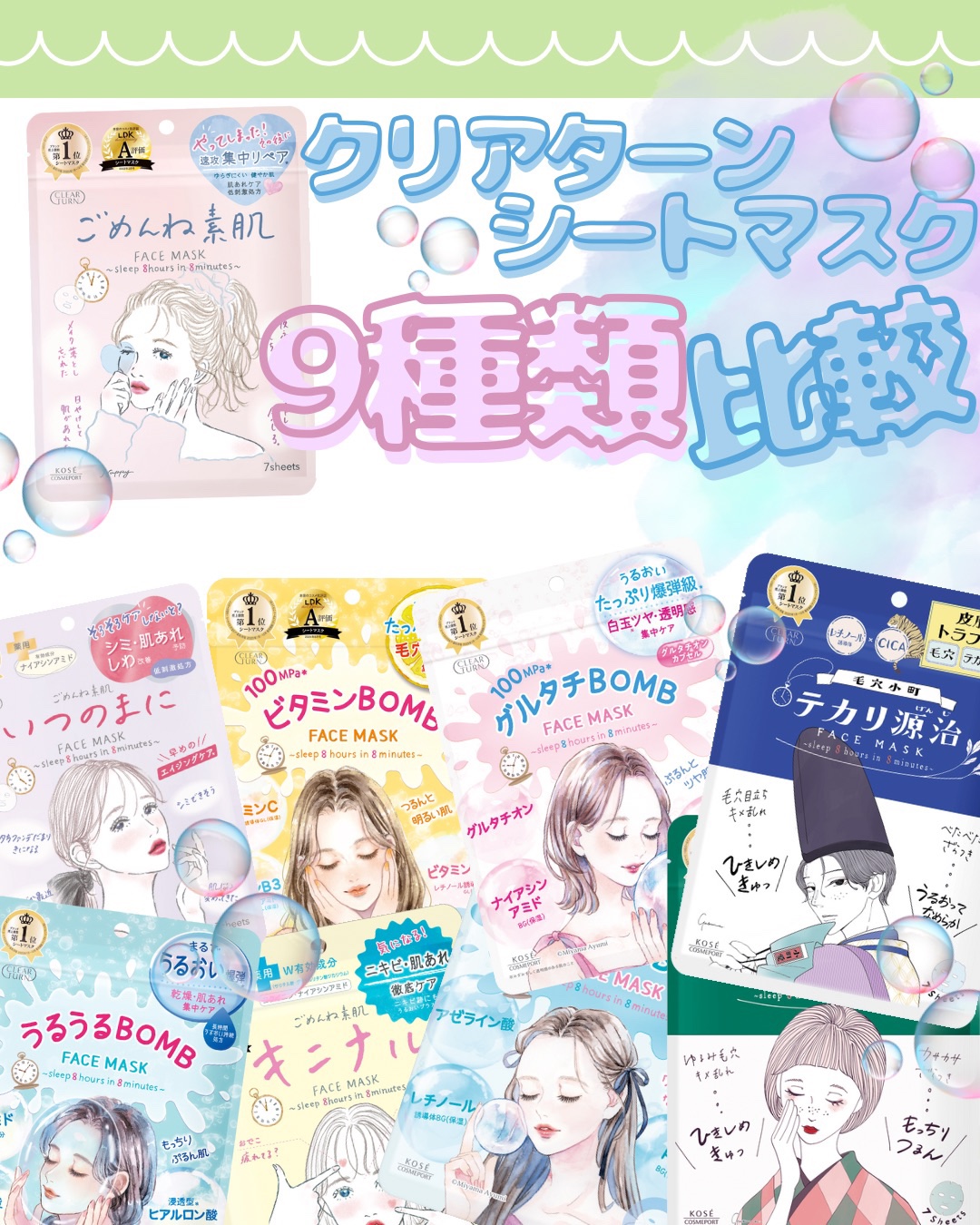 毛穴小町 テカリ源治 マスク/クリアターン/シートマスク・パックを使ったクチコミ（1枚目）