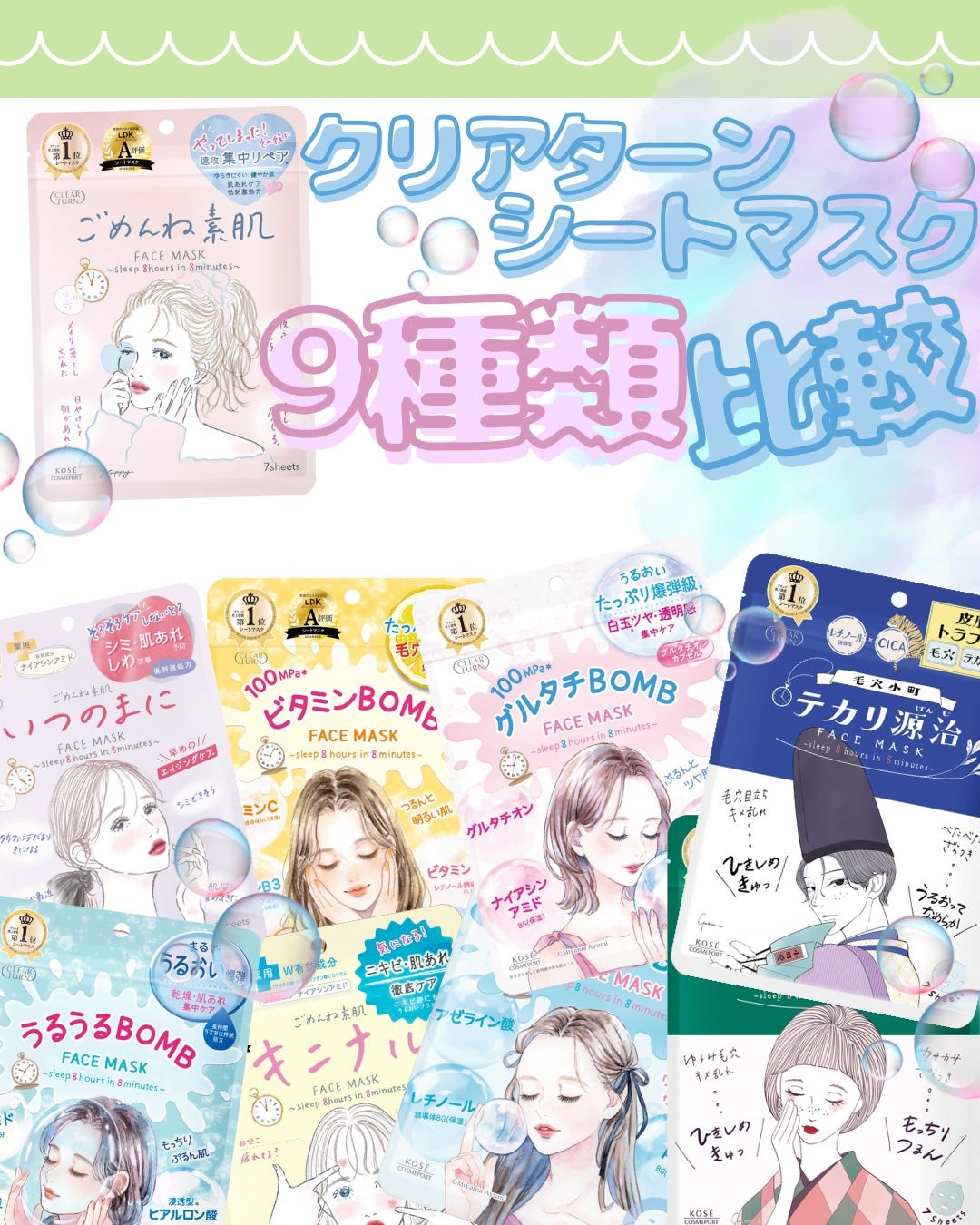 うるうるBOMBマスク/クリアターン/シートマスク・パックを使ったクチコミ(1枚目)