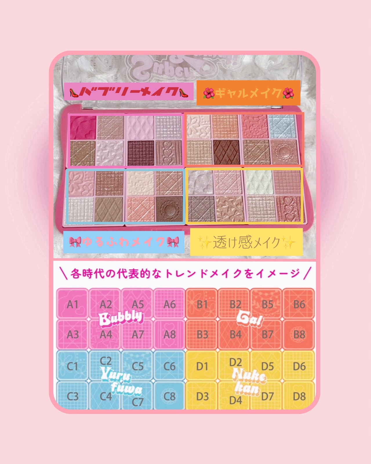 スーパーかわいい！パレット/キャンメイク/アイシャドウを使ったクチコミ（3枚目）