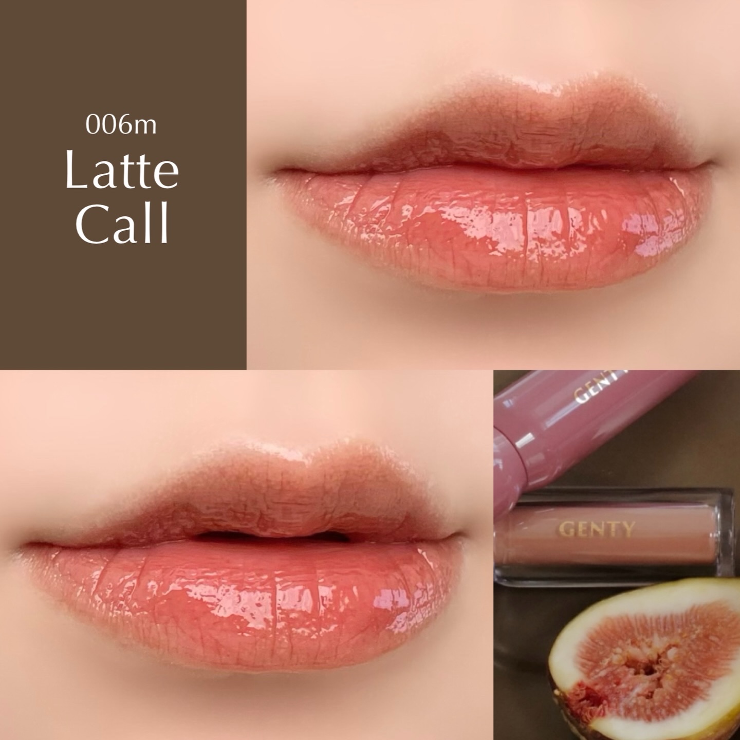 ジェンティー　モチュルンリップティント/GENTY/リップティントを使ったクチコミ（3枚目）