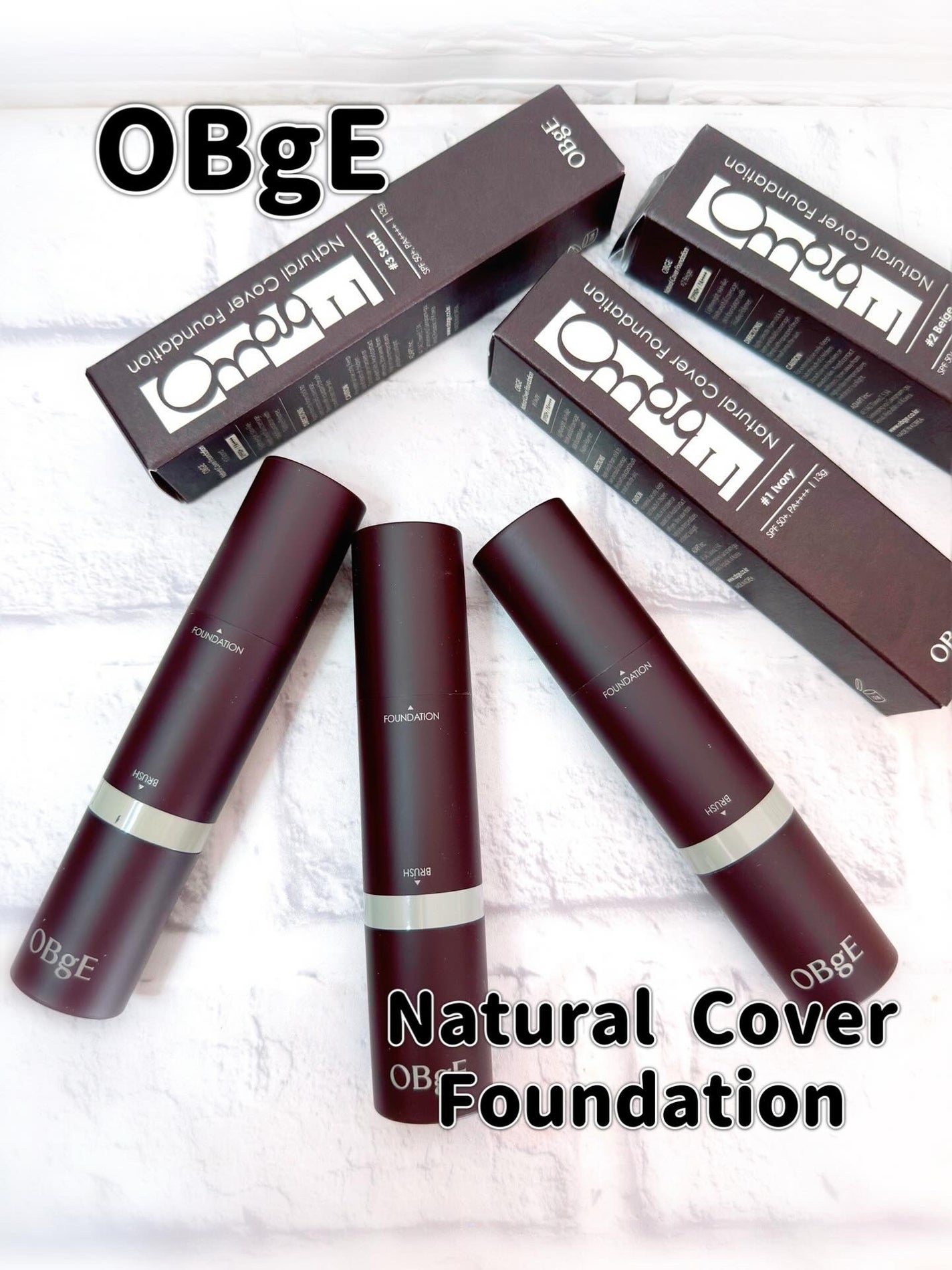 オブジェ ナチュラルカバーファンデーション SPF50+ PA++++/オブジェ/その他ファンデーションを使ったクチコミ(1枚目)
