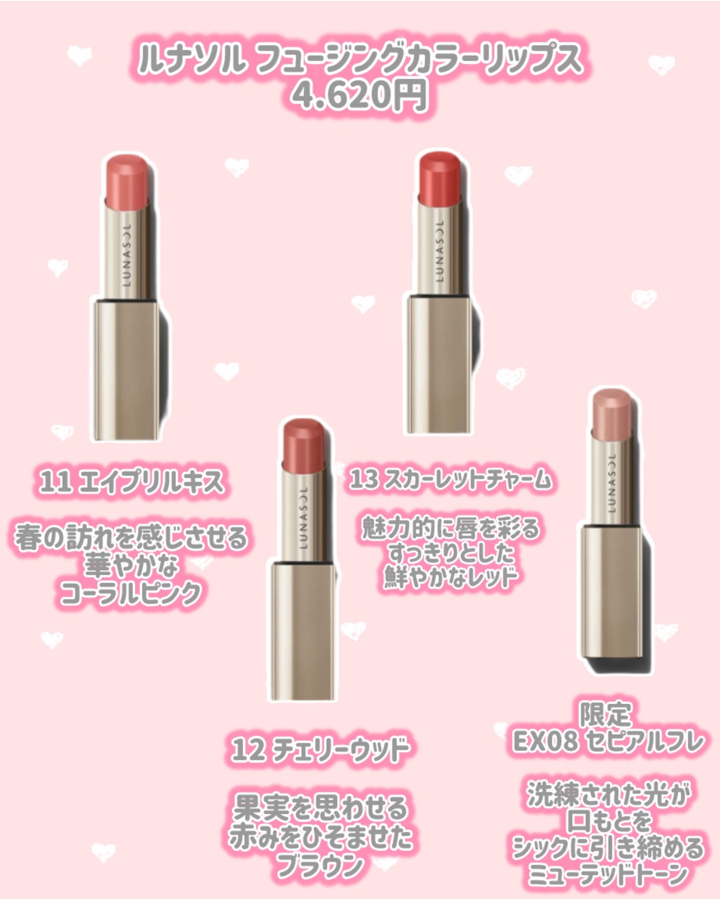 ルナソル フュージングカラーリップス/LUNASOL/口紅を使ったクチコミ(5枚目)