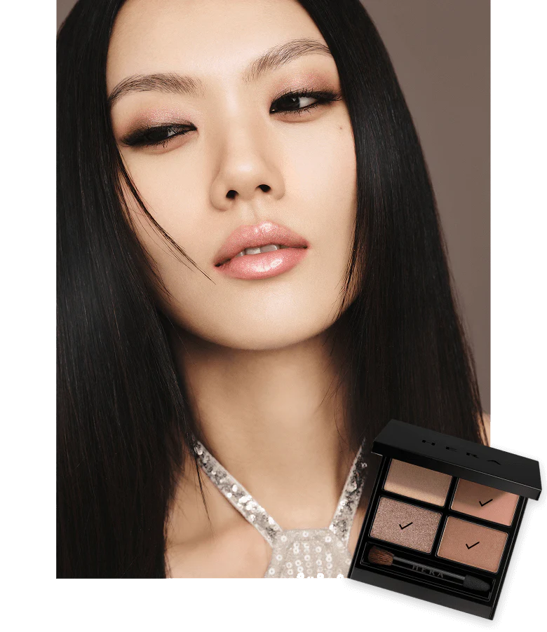 クァッドアイカラー N/HERA/アイシャドウパレットを使ったクチコミ（3枚目）