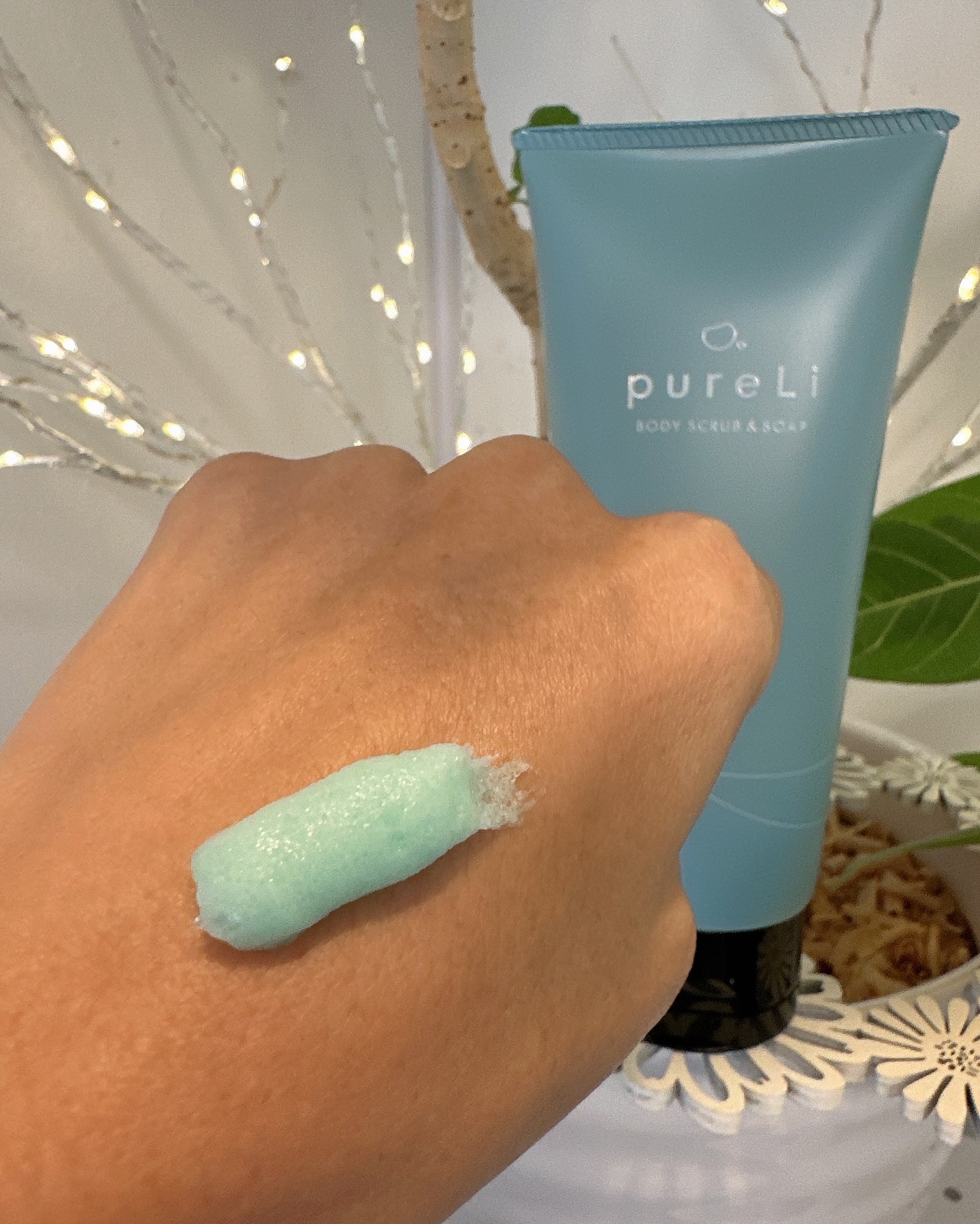 pureLiボディスクラブ＆ボディソープ　マンダリンウッドの香り/pureLi/ボディスクラブを使ったクチコミ（2枚目）