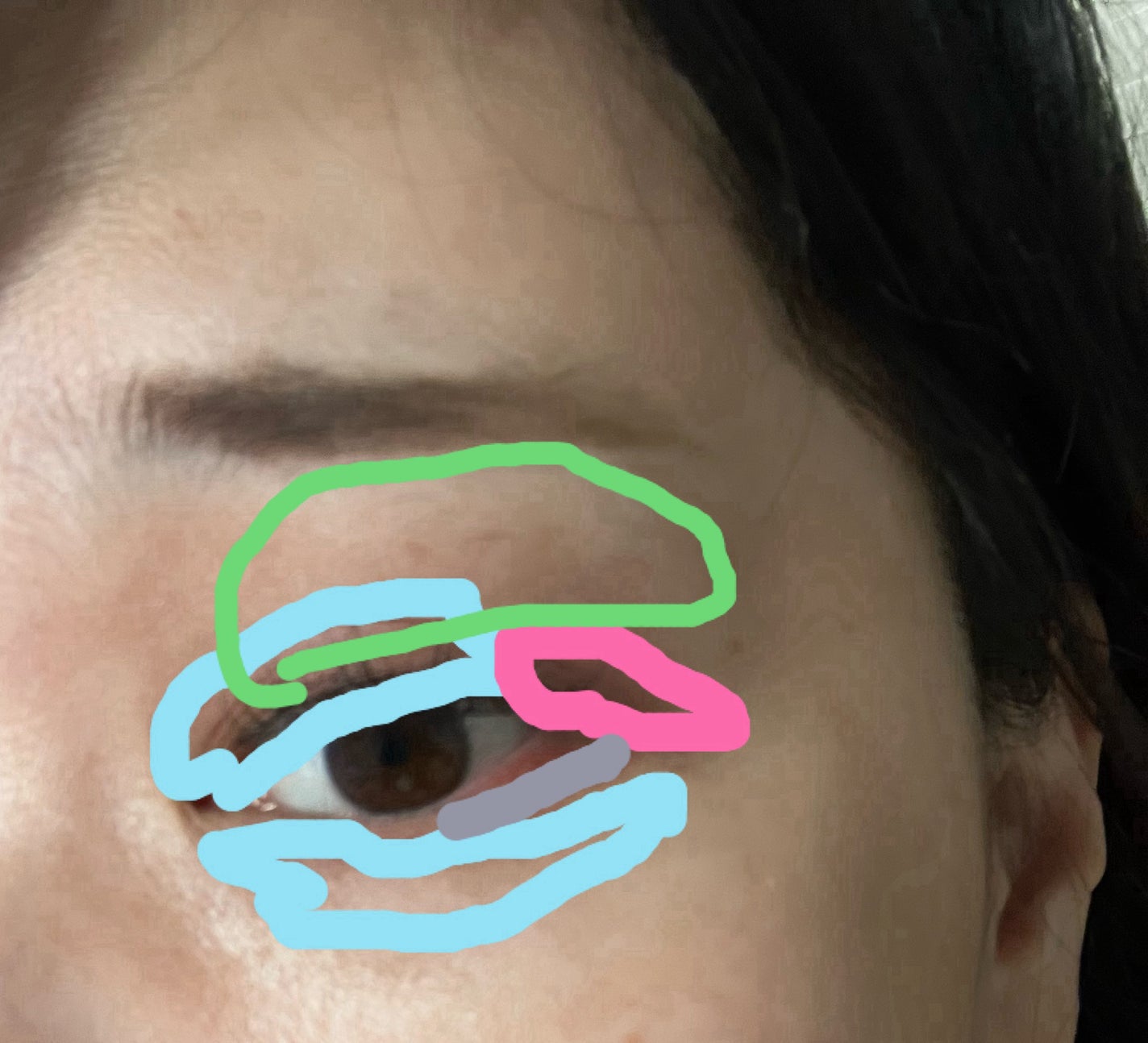 砂の女【フォロバ100】 on LIPS 「42歳のおばさん粘膜ライン引いてみた!今日はケイトザアイカラー..」(3枚目)