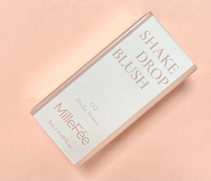 MilleFée シェイクドロップチークのクチコミ「MilleFée
シェイクドロップチーク
02 モカムース
ピンクベージュ系のカラーで使いや.....」(1枚目)