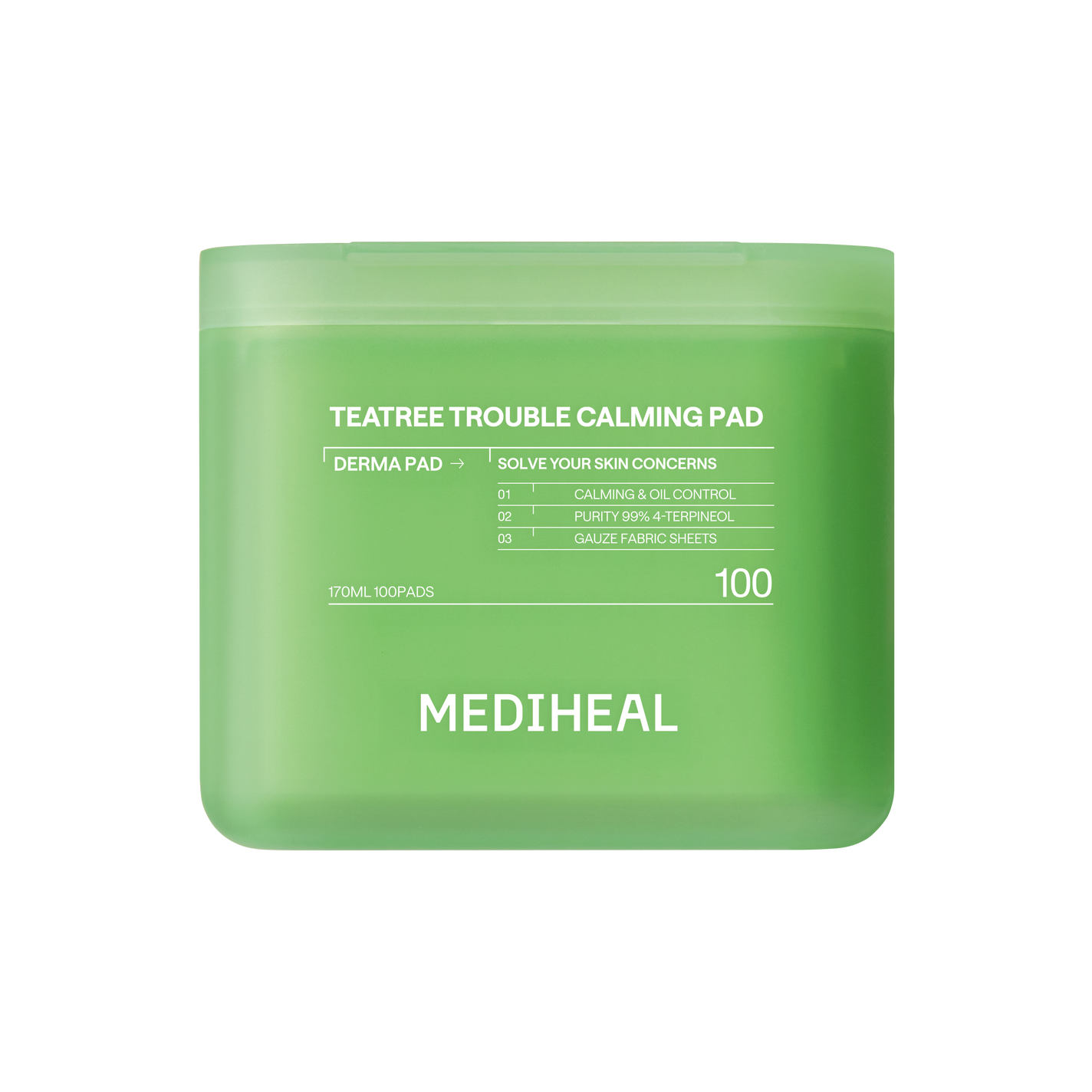 ティーツリー トラブルカーミングパッド MEDIHEAL