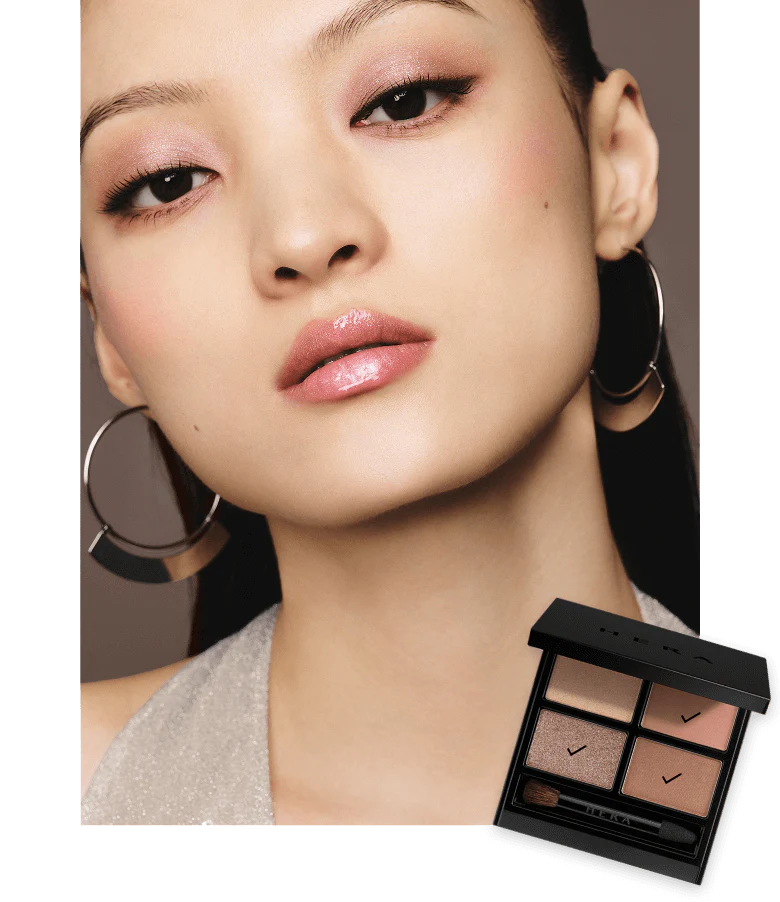 クァッドアイカラー N/HERA/アイシャドウパレットを使ったクチコミ（2枚目）