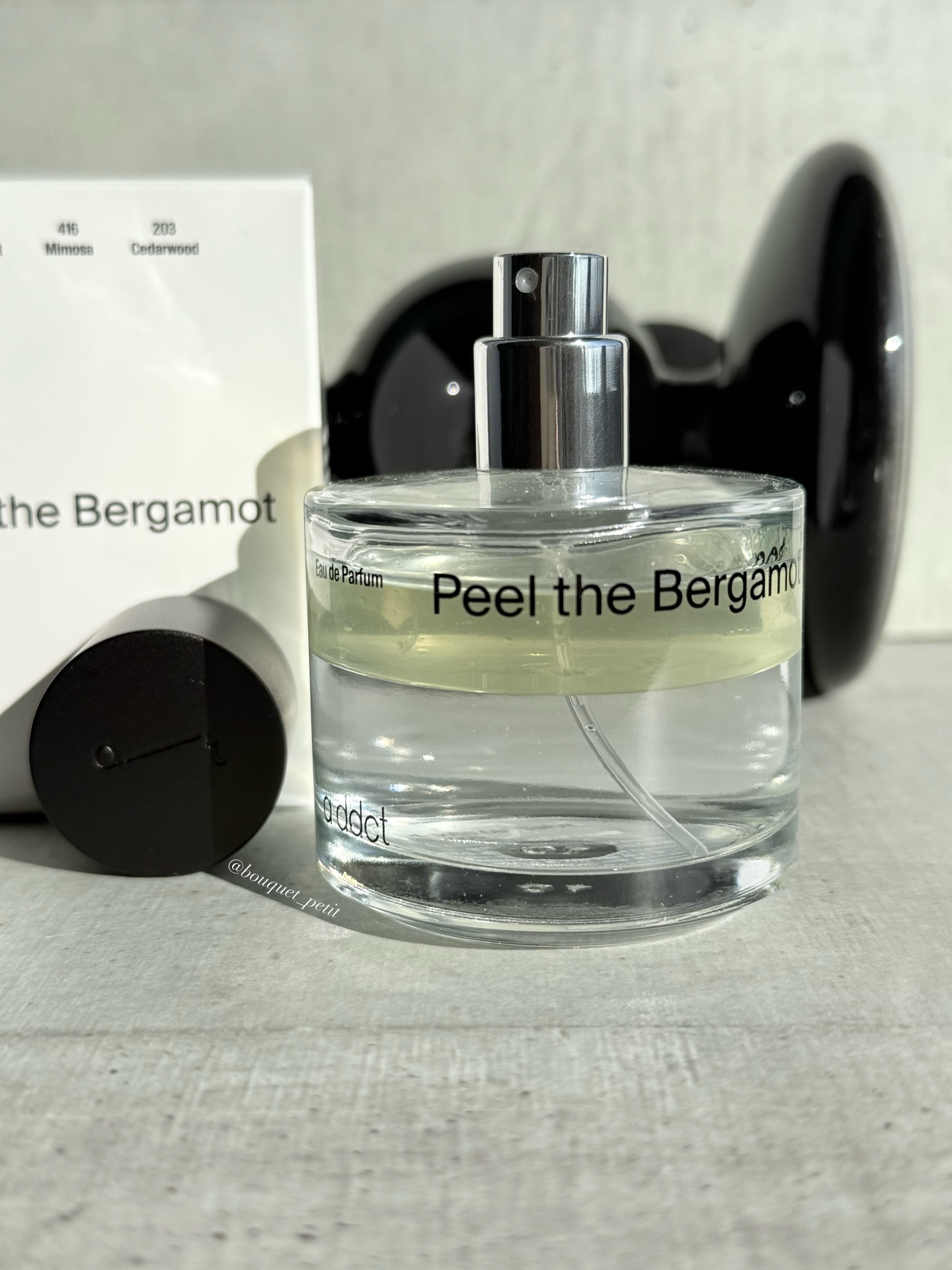 Addctの香水 オードパフューム ピールザベルガモット他、1商品を使った