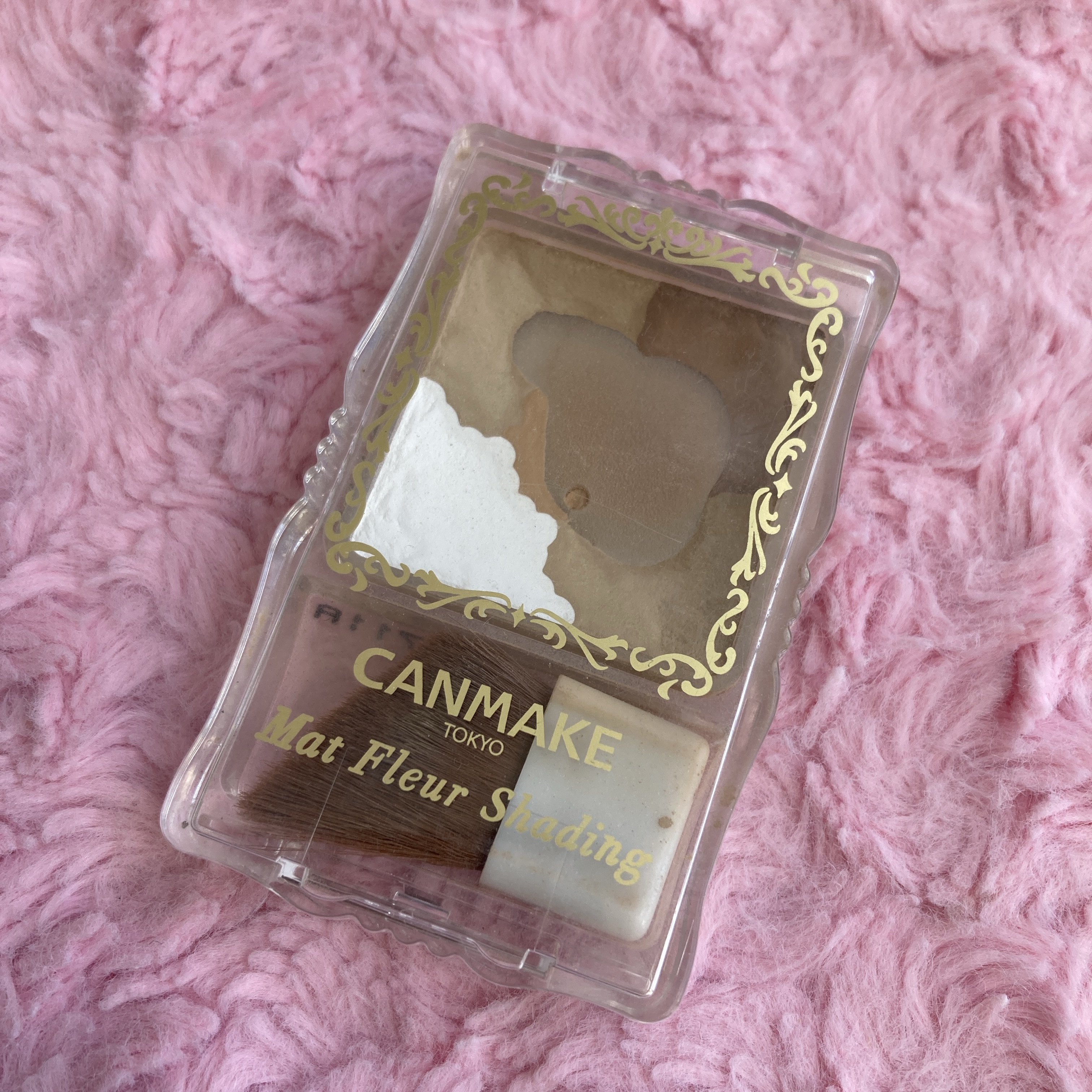 マットフルールシェーディング 02 ダークブラウン/キャンメイク/シェーディングを使ったクチコミ（1枚目）