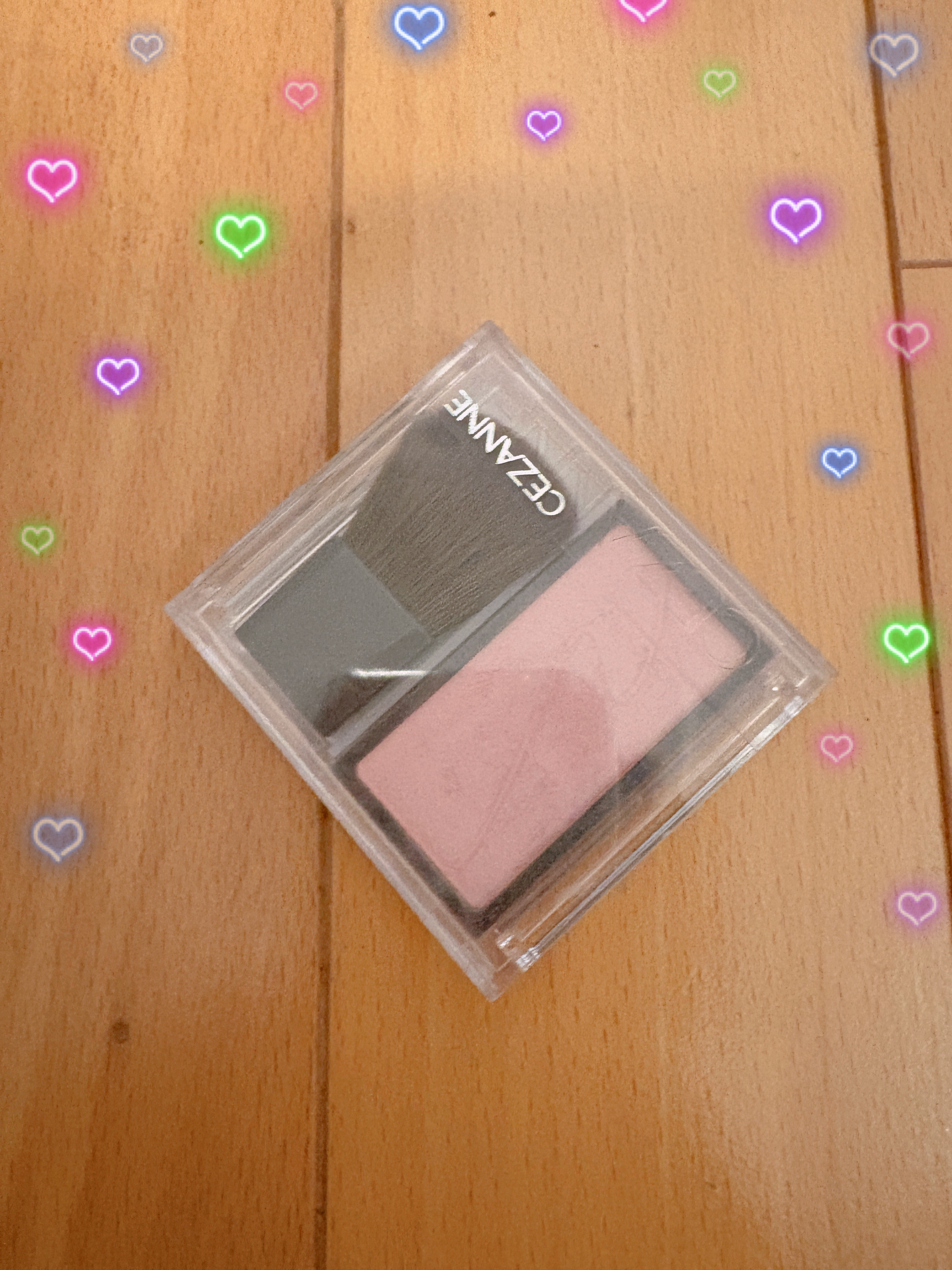 チークブラッシュ/CEZANNE/パウダーチークを使ったクチコミ（1枚目）