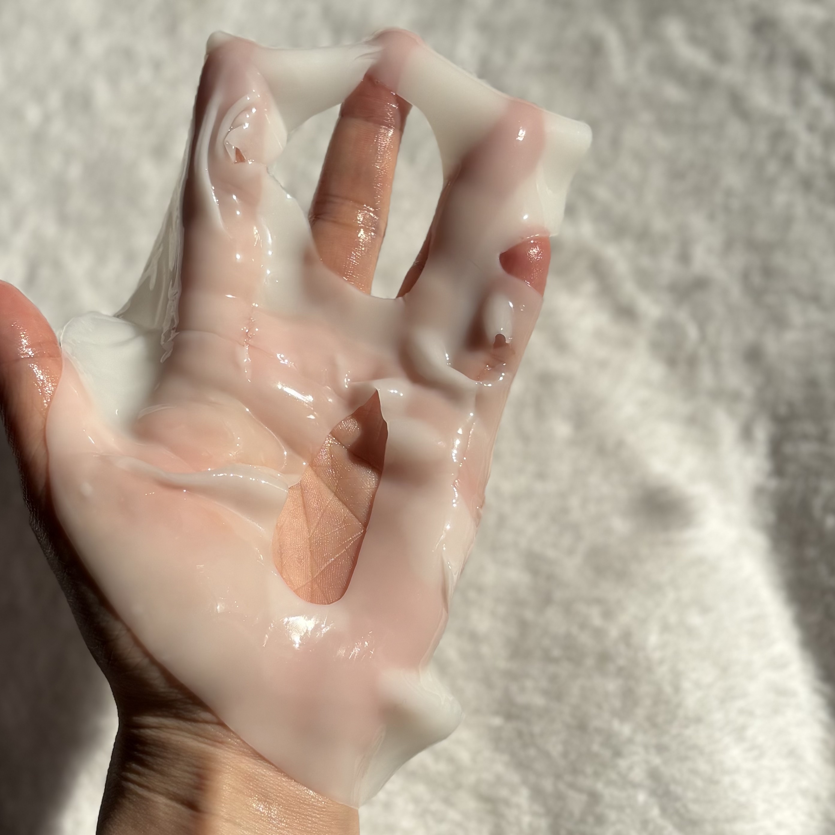 ラビューム アフターグロウ ゆずゲルマスク/Luvum/シートマスク・パックを使ったクチコミ（3枚目）