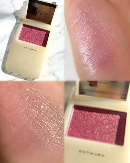 スライドアップドウチーク/ENTROPY/ジェル・クリームチークを使ったクチコミ(2枚目)