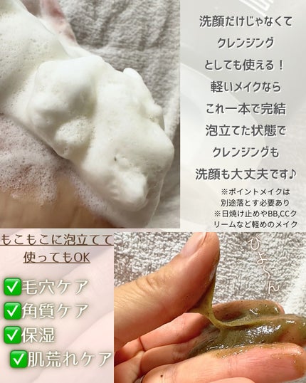 ピュア アルテミシア ディープ クラリファイングマスク トゥ フォーム クレンザー/HANYUL(ハンユル)/クレンジングを使ったクチコミ(2枚目)