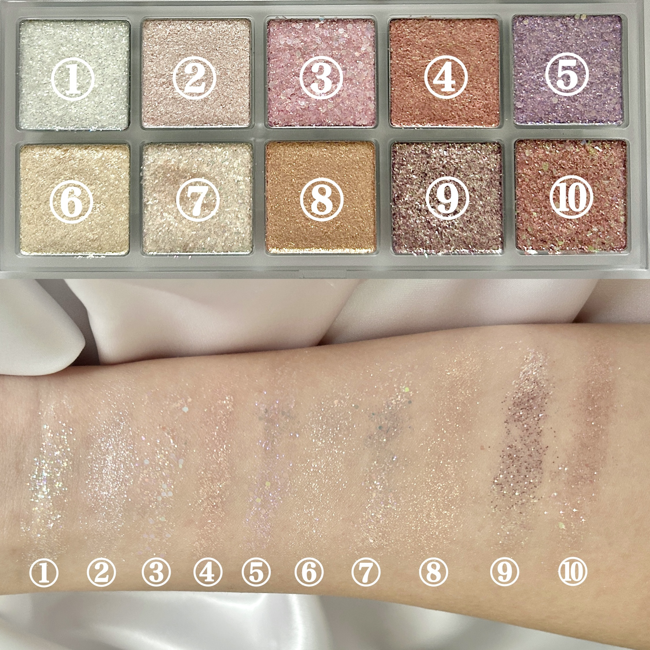 ベターザンパレット/rom&nd/アイシャドウパレットを使ったクチコミ（3枚目）