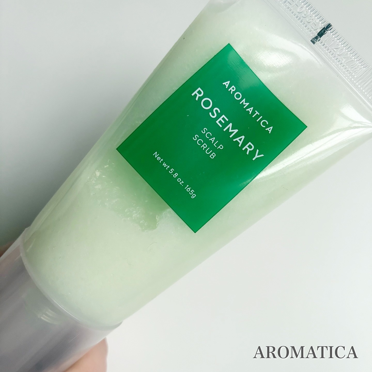 ローズマリー スカルプ スクラブ/AROMATICA/ヘッドスクラブを使ったクチコミ（1枚目）