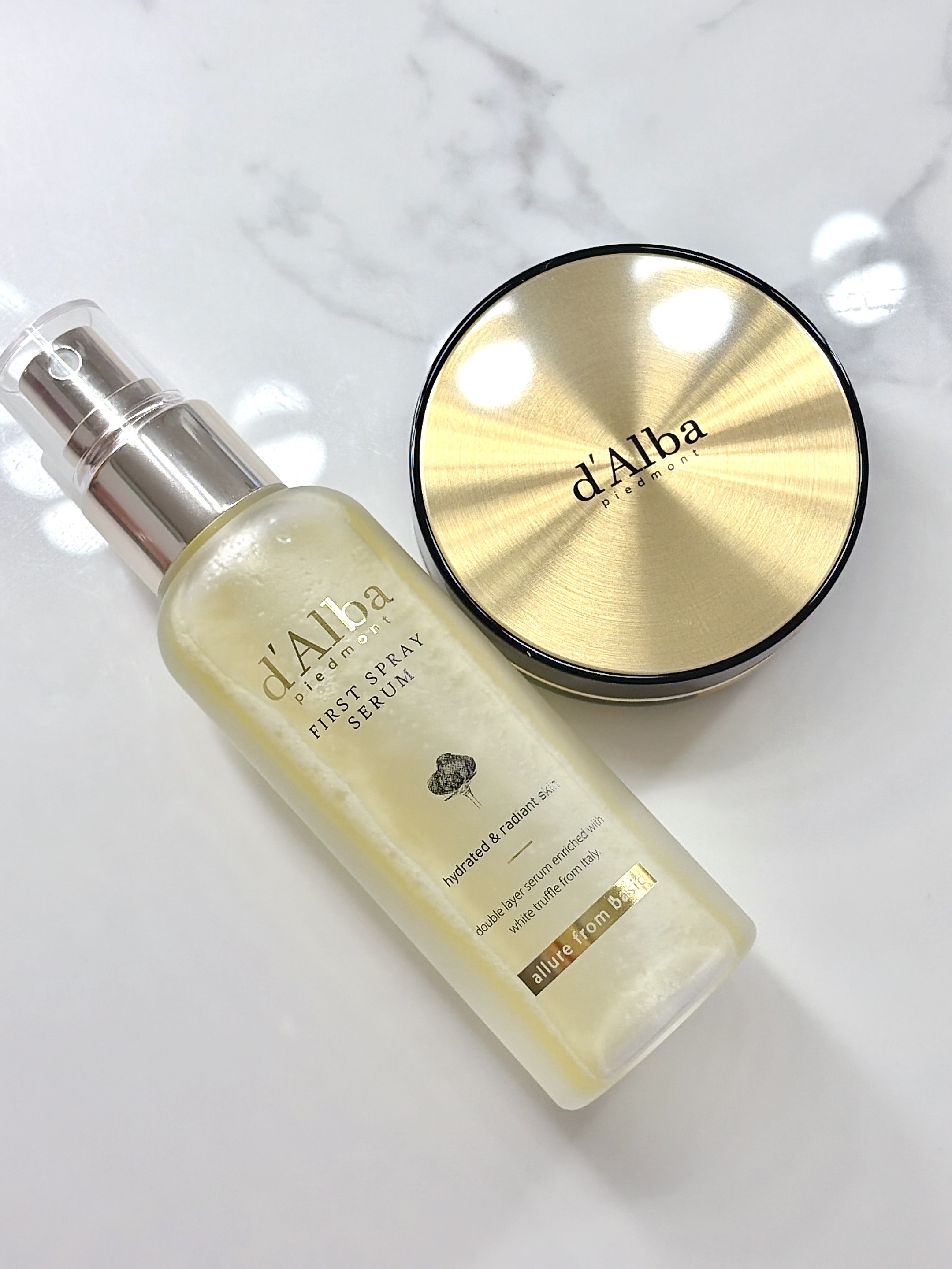ダルバ ホワイトトリュフファーストスプレーセラム/ダルバ/ミスト状化粧水を使ったクチコミ（3枚目）