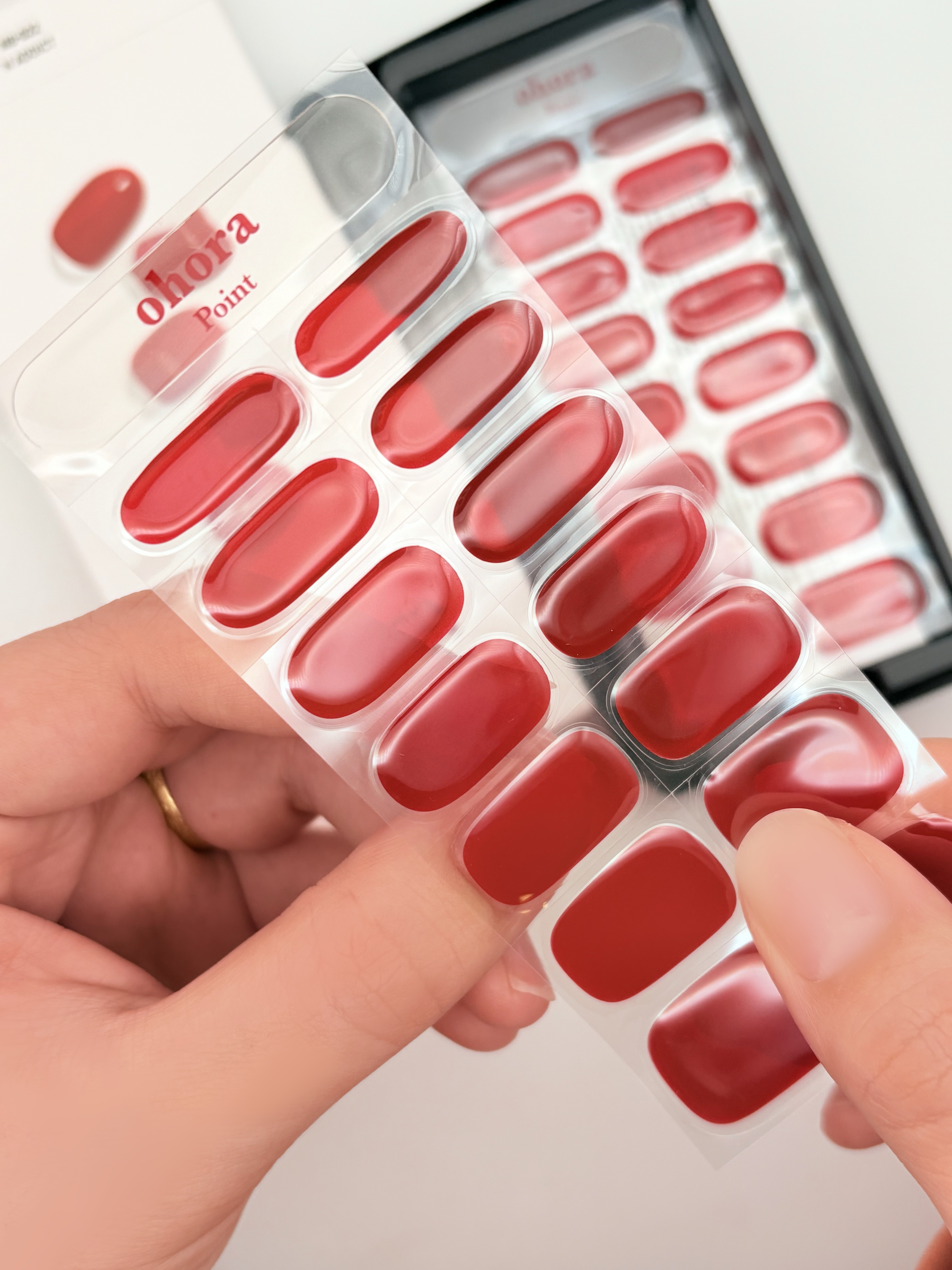 セミキュアジェルネイル（ハンド）/ohora/ネイルシールを使ったクチコミ（3枚目）