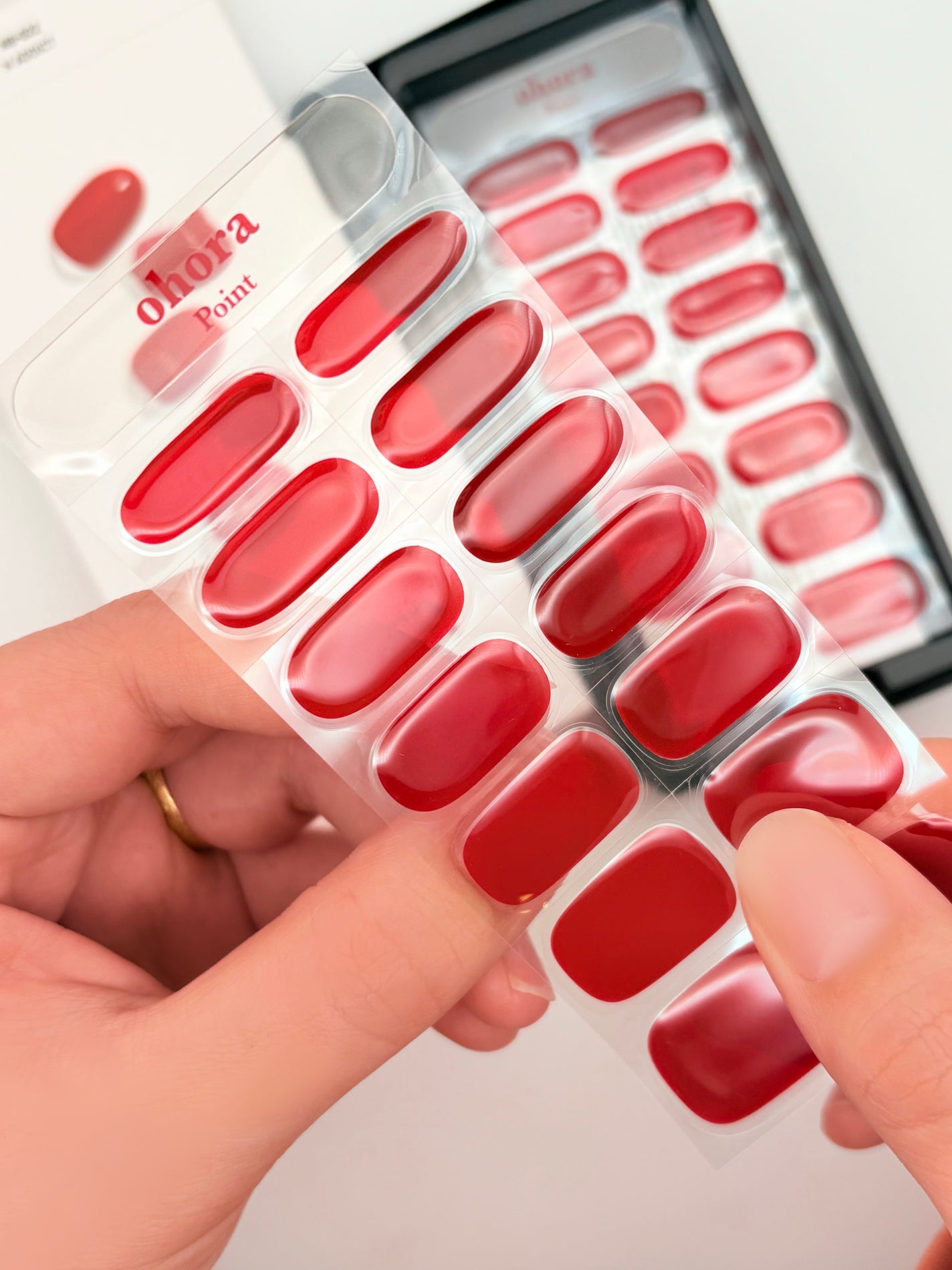 セミキュアジェルネイル(ハンド)/ohora/ネイルシールを使ったクチコミ(3枚目)