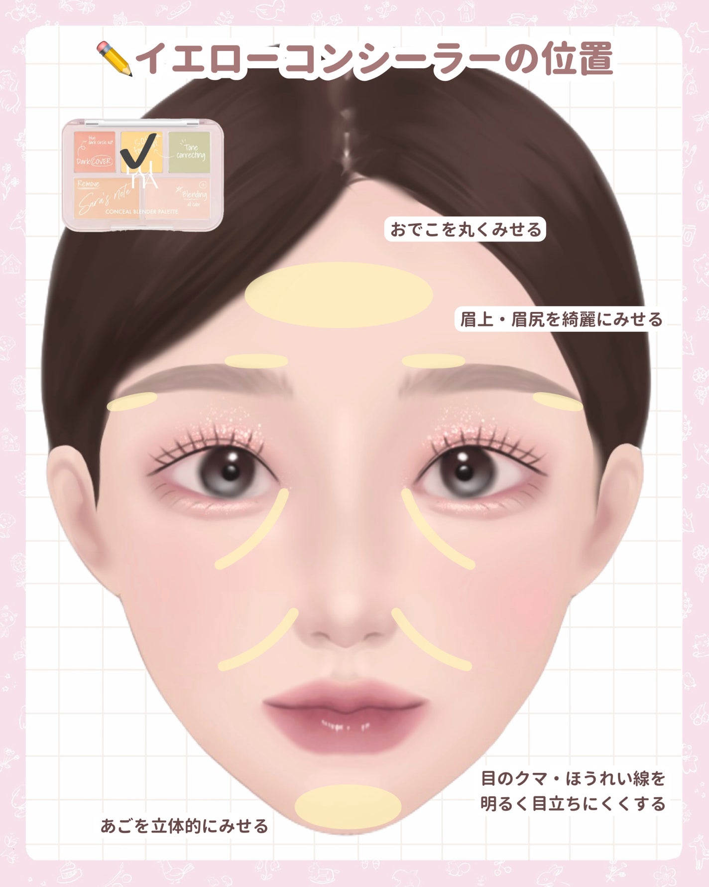 ディエム クルール カラーブレンドパウダーコンシーラー/ディエム クルール/パウダーコンシーラーを使ったクチコミ(3枚目)